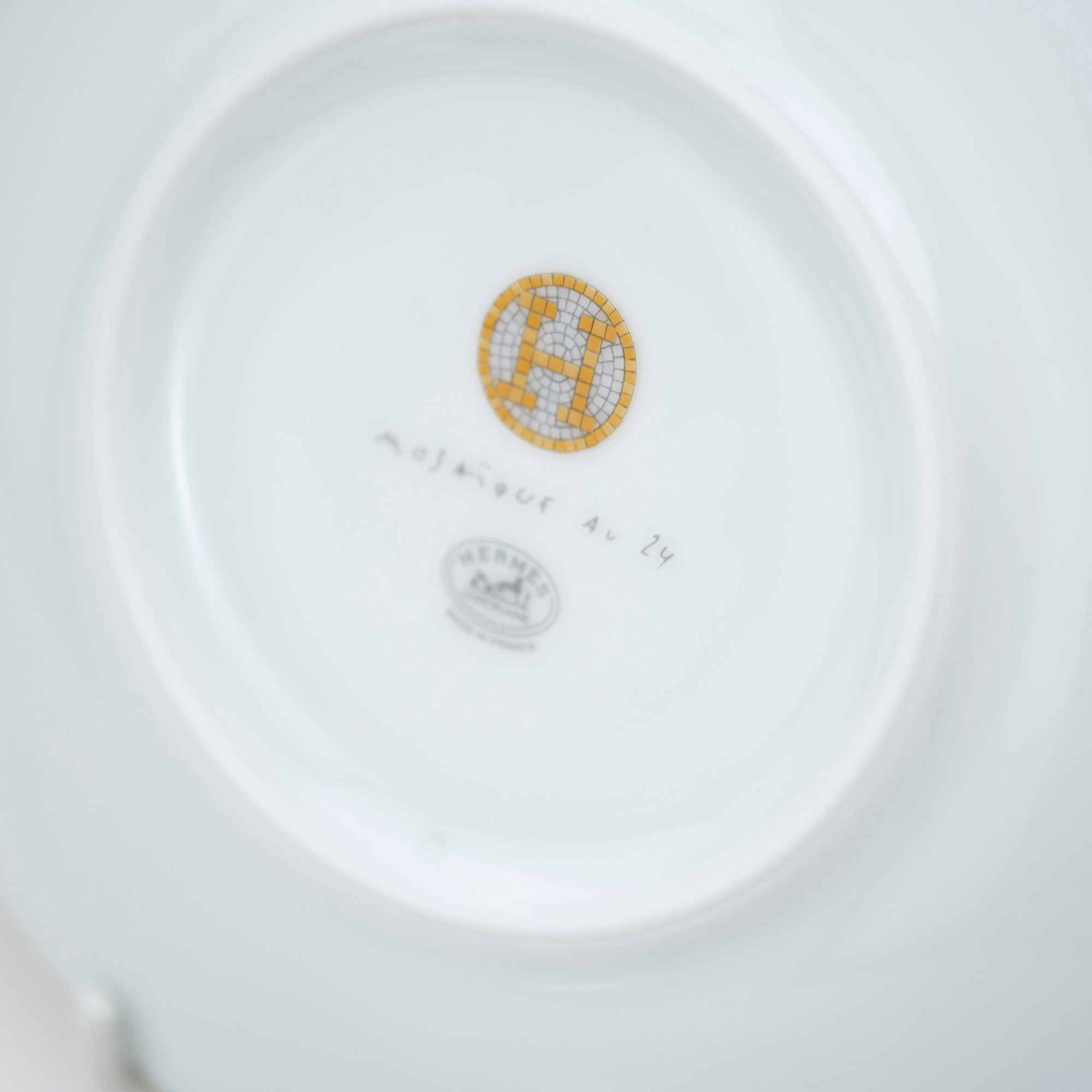 Hermes Mosaic Van Quatre HERMES MOSAIQUE AU 24 Plate 16cm Good Condition (1)