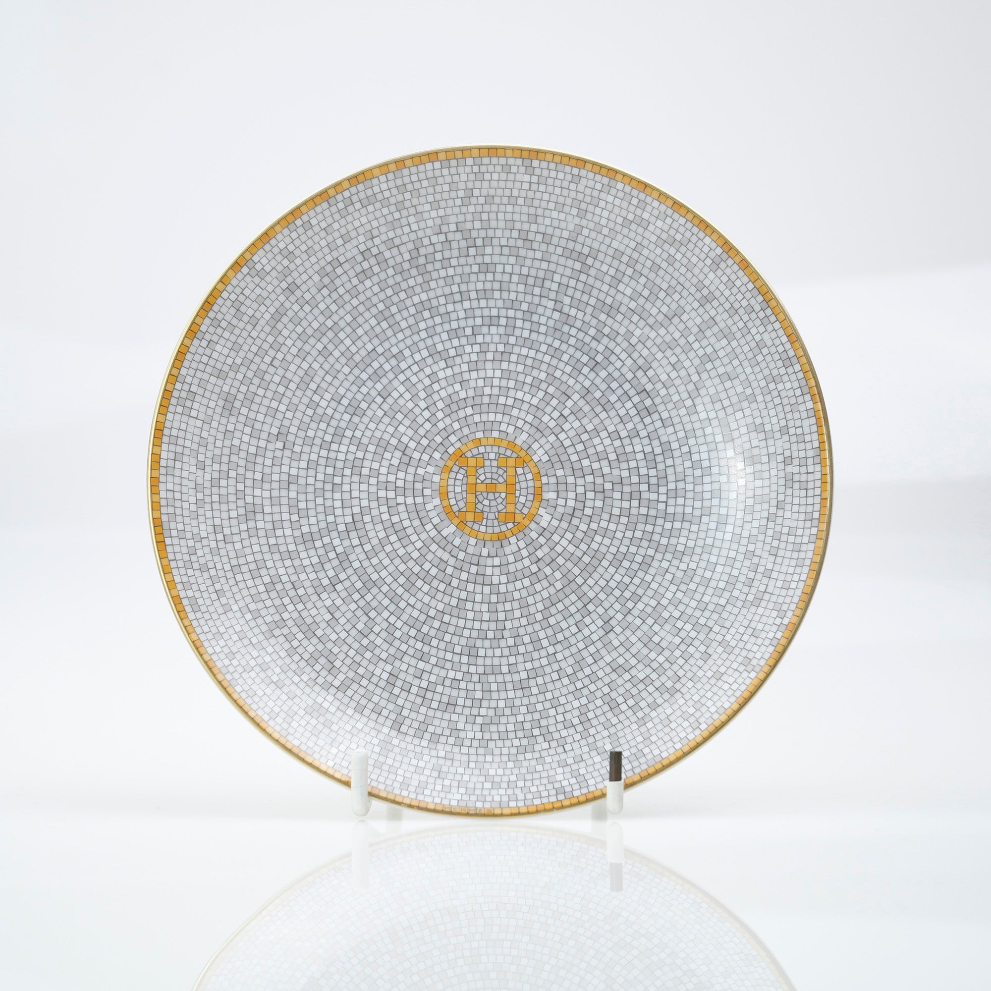 Hermes Mosaic Van Quatre HERMES MOSAIQUE AU 24 Plate 16cm Good Condition (3)