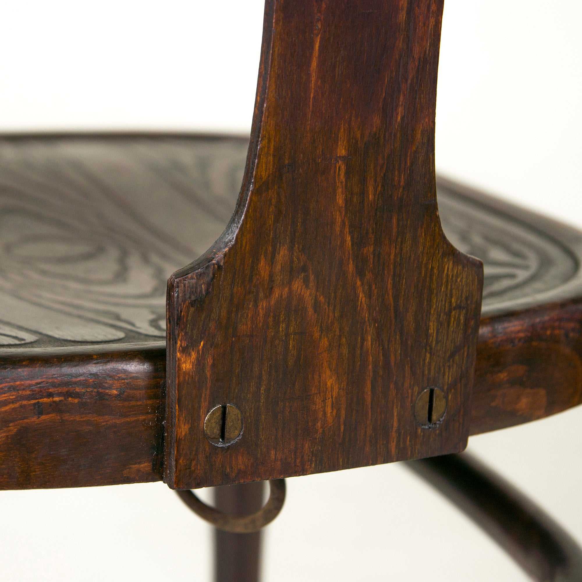 ◆希少◆Lloyd's Antiques取扱 THONET社製 ベントウッドチェア スプーンバック ビーチ材(1) アンティーク ダイニングチェア