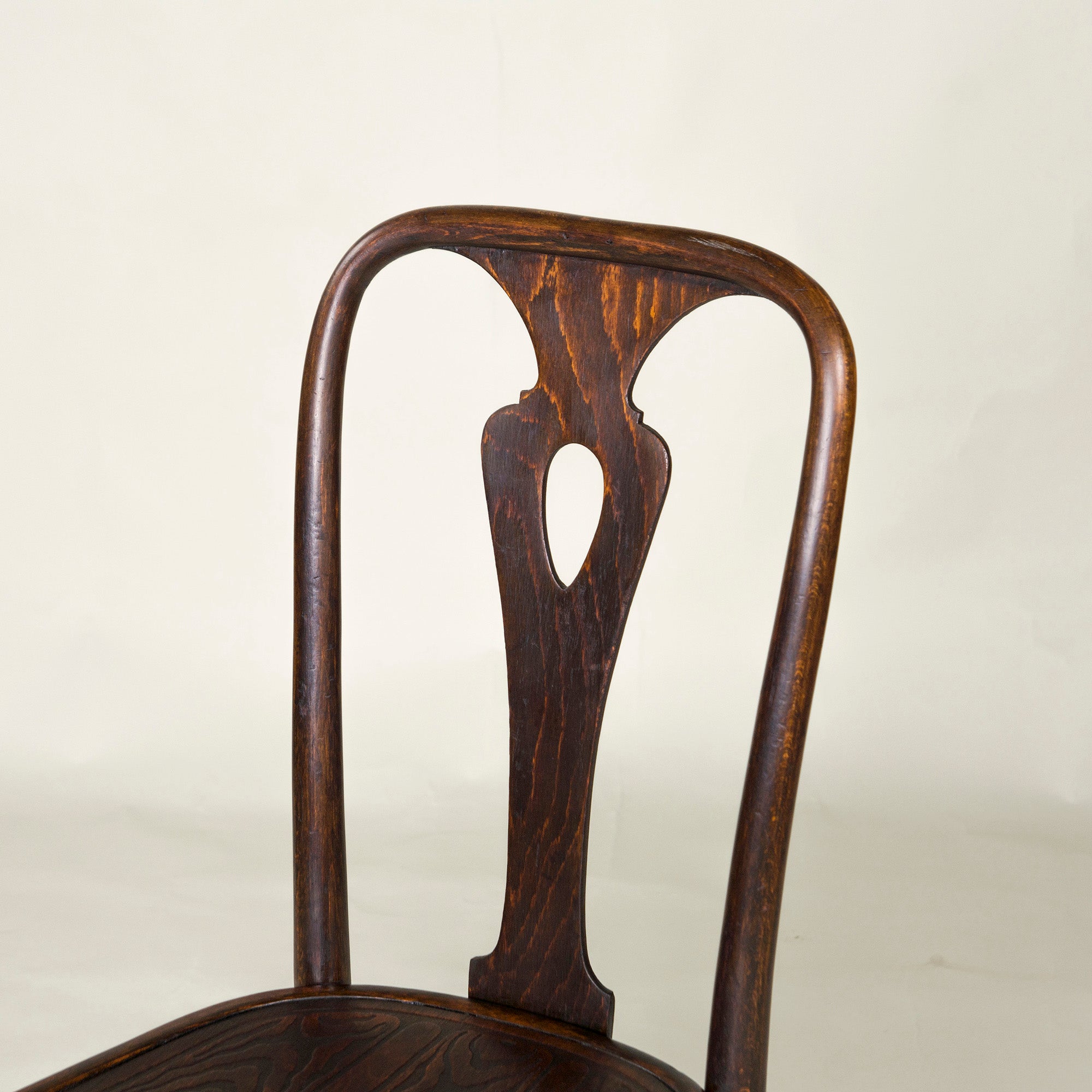 ◆希少◆Lloyd's Antiques取扱 THONET社製 ベントウッドチェア スプーンバック ビーチ材(2) アンティーク ダイニングチェア