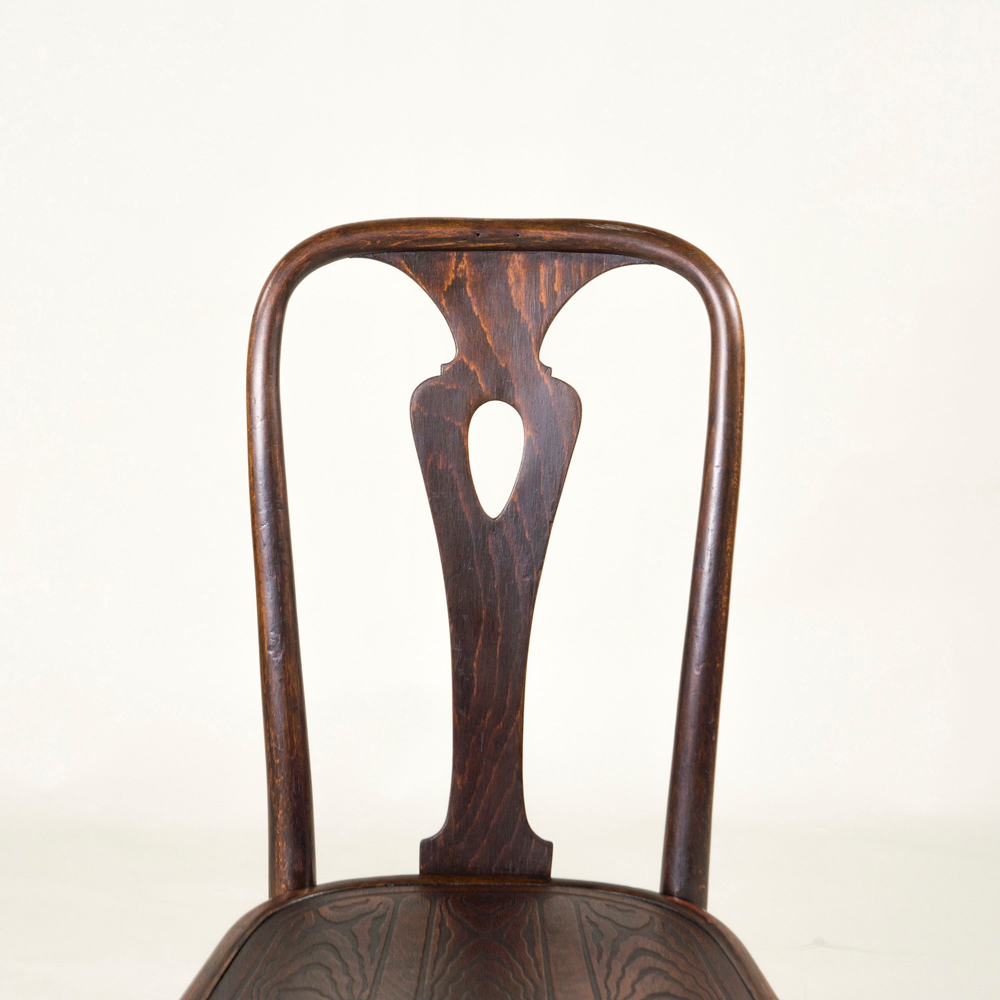 ◆希少◆Lloyd's Antiques取扱 THONET社製 ベントウッドチェア スプーンバック ビーチ材(2) アンティーク ダイニングチェア