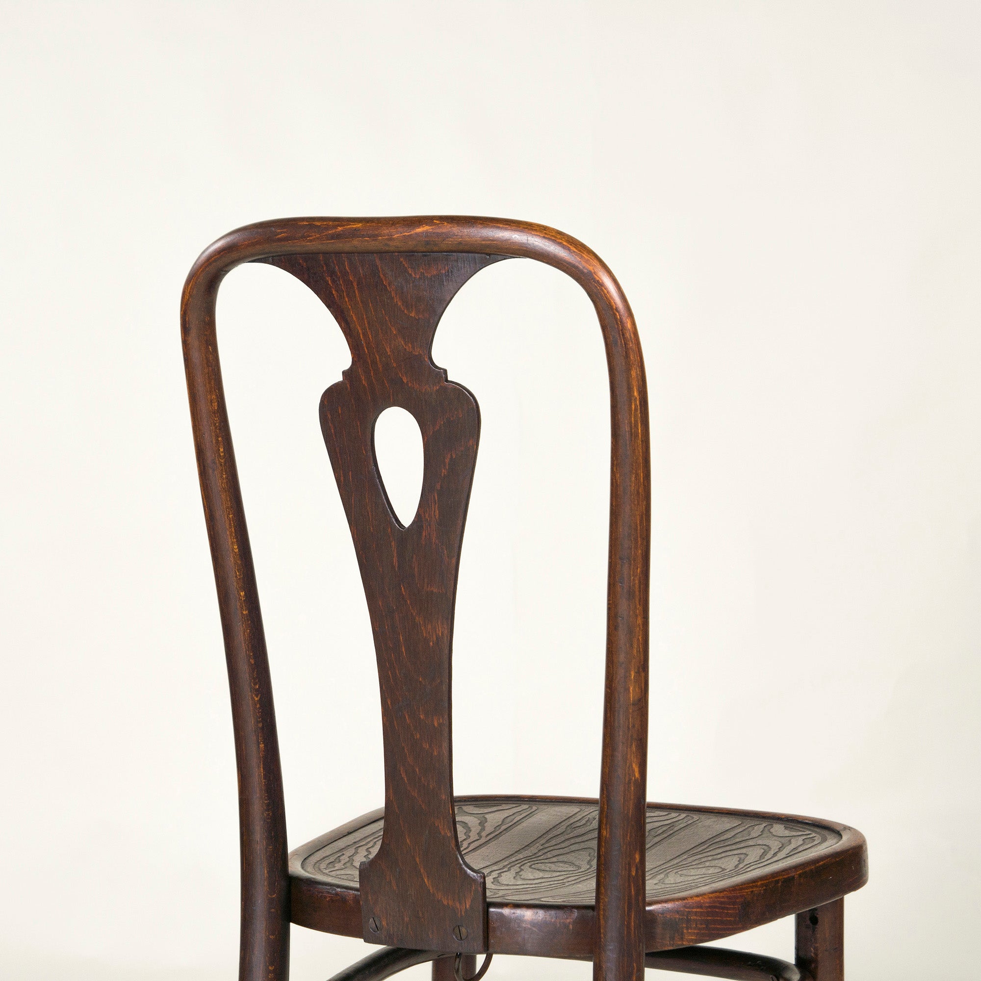 ◆希少◆Lloyd's Antiques取扱 THONET社製 ベントウッドチェア スプーンバック ビーチ材(2) アンティーク ダイニングチェア