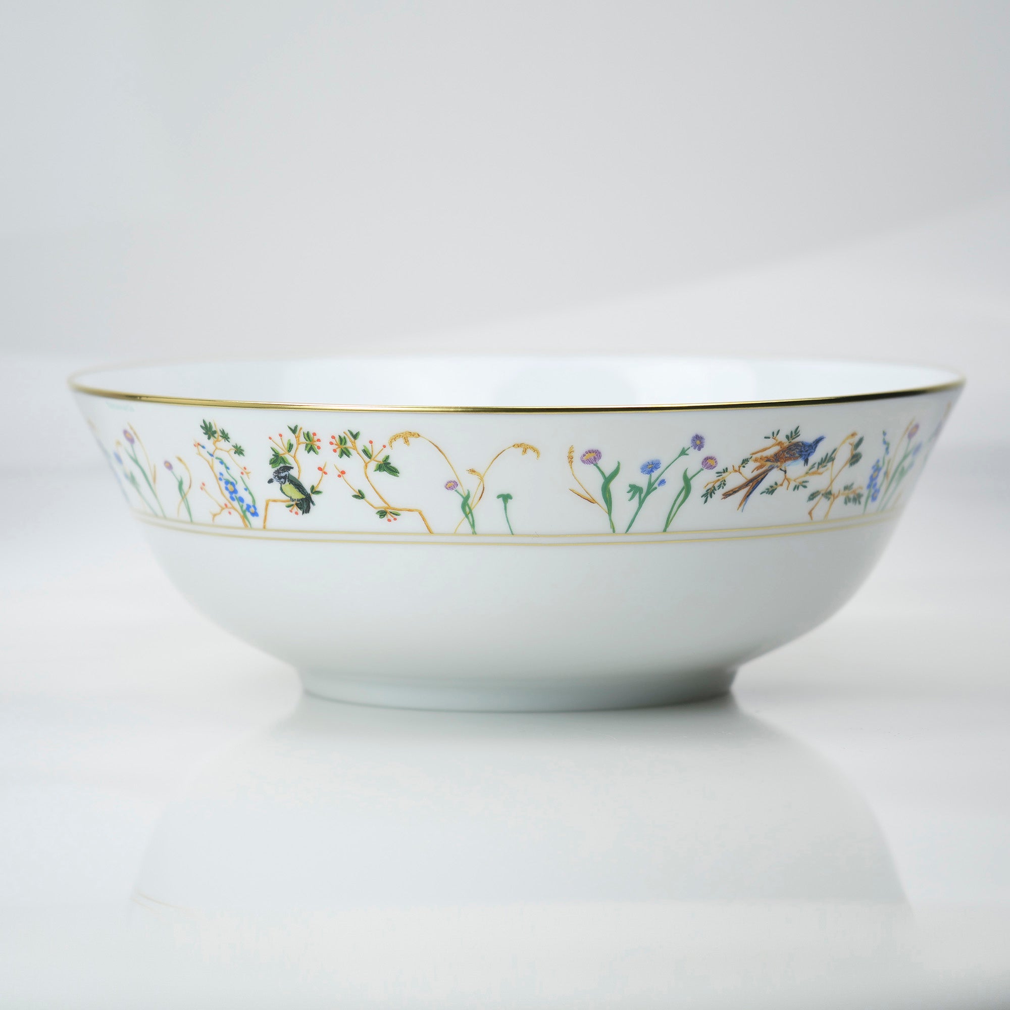 Tiffany & Co. AUDUBON serving bowl, large, Limoges porcelain, in good condition