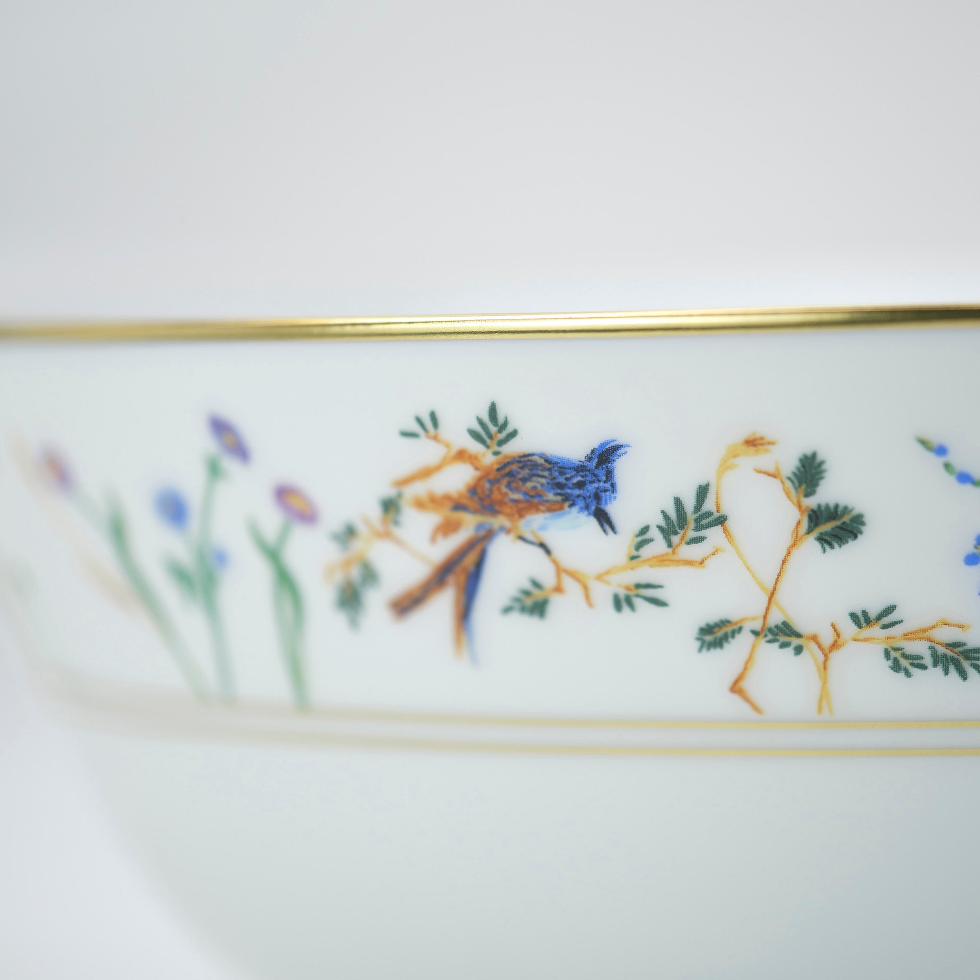 Tiffany & Co. AUDUBON serving bowl, large, Limoges porcelain, in good condition