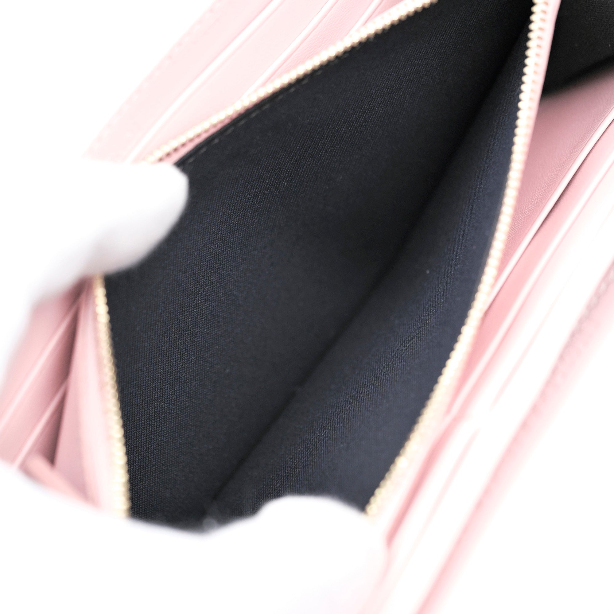 FENDI Long Wallet Continental Wallet FendiGraphie Pink FF Nappa Leather 8M0251 Good Condition