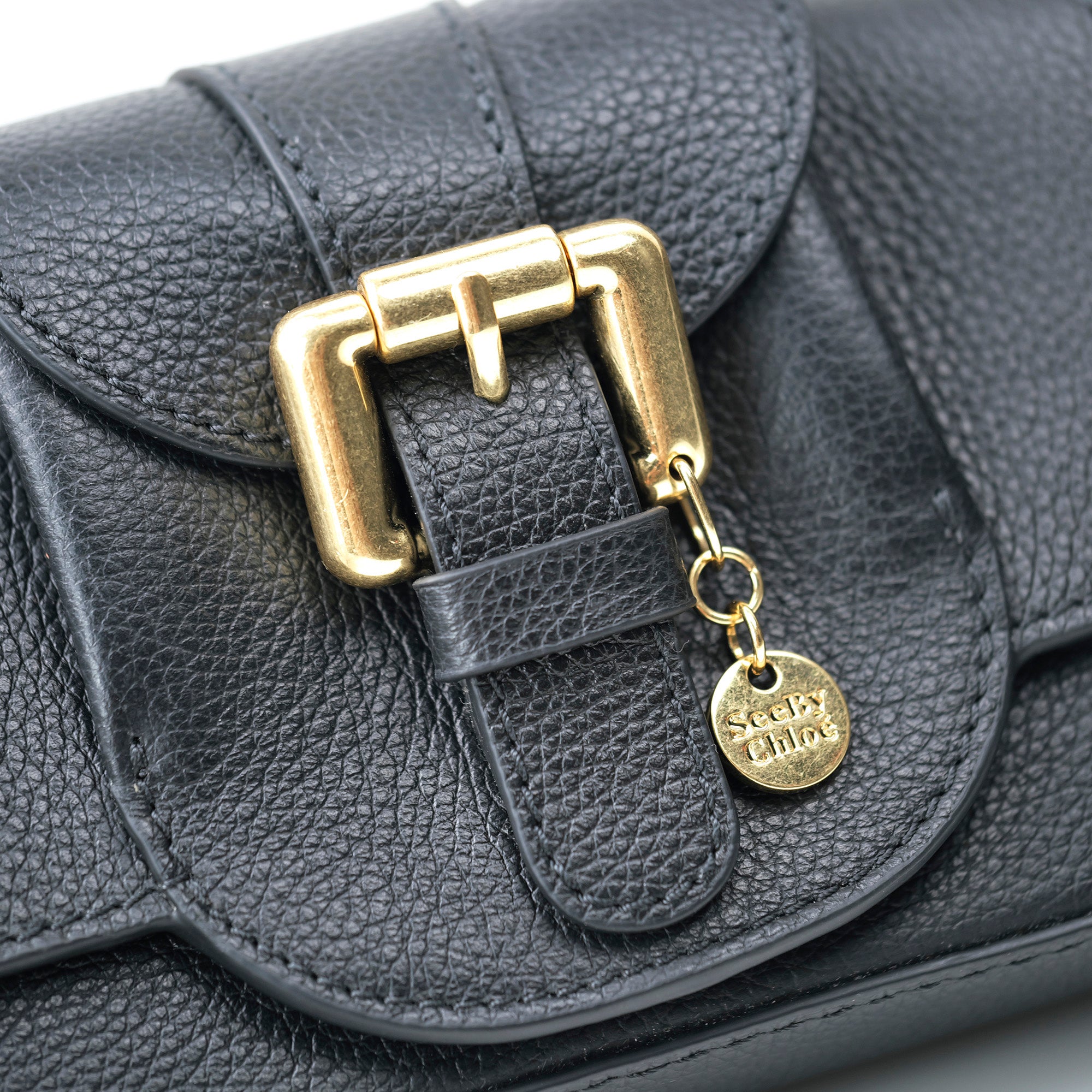 シーバイクロエ レスリーミニショルダーバッグ See By Chloe Lesly Mini Shoulder Bag ブラック 美品