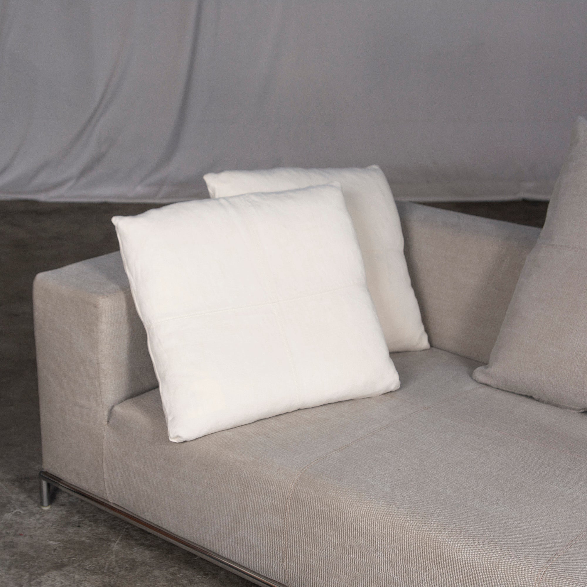 B&B ITALIA Sofa GEORGE Couch Sofa B&B L-Shaped Sofa Made in Italy Modern Simple