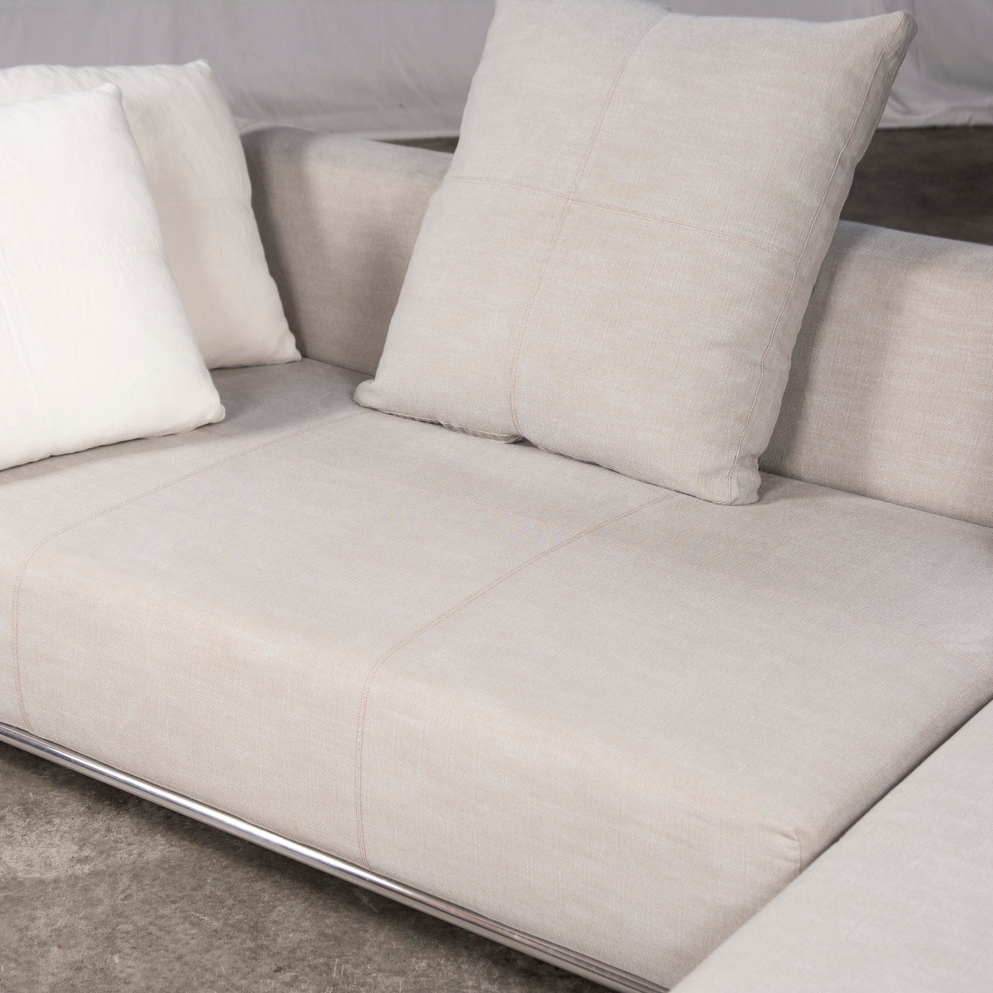 B&B ITALIA Sofa GEORGE Couch Sofa B&B L-Shaped Sofa Made in Italy Modern Simple