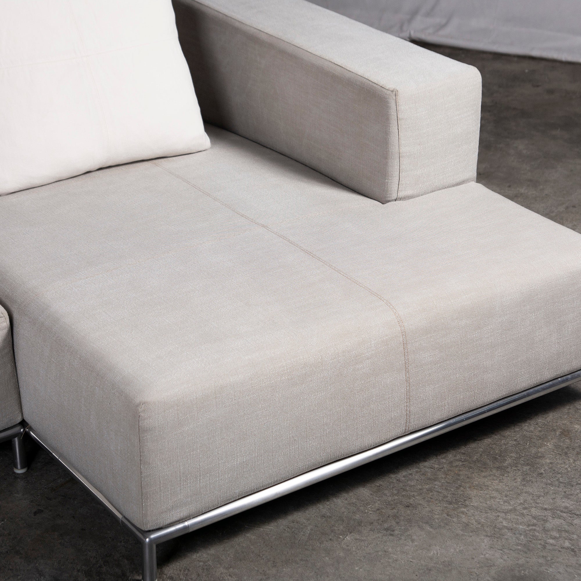 B&B ITALIA Sofa GEORGE Couch Sofa B&B L-Shaped Sofa Made in Italy Modern Simple