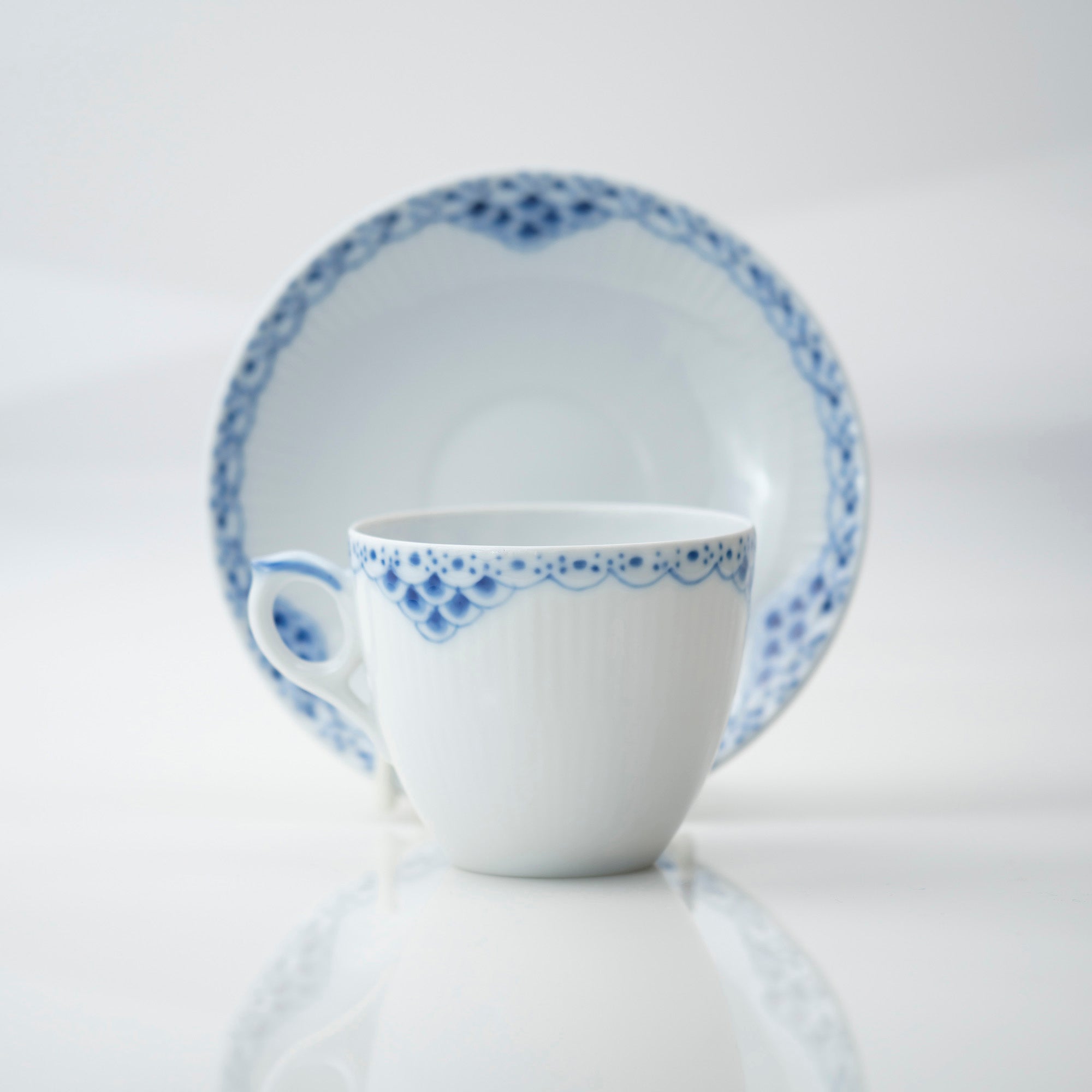 ロイヤルコペンハーゲン プリンセスブルー ROYAL COPENHAGEN PRINCESS BLUE カップ&ソーサー (2)