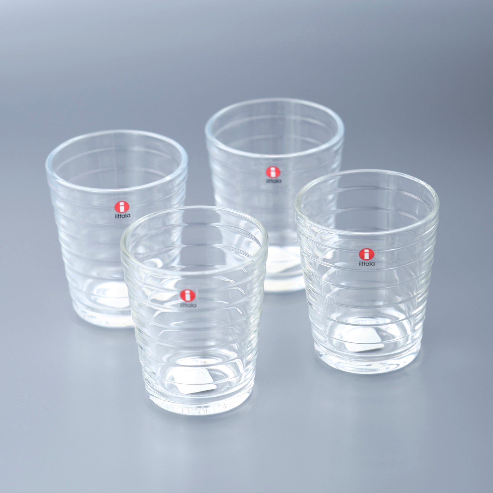Iittala Aino Aalto Tumbler, Clear, Set of 2 x 2 Boxes