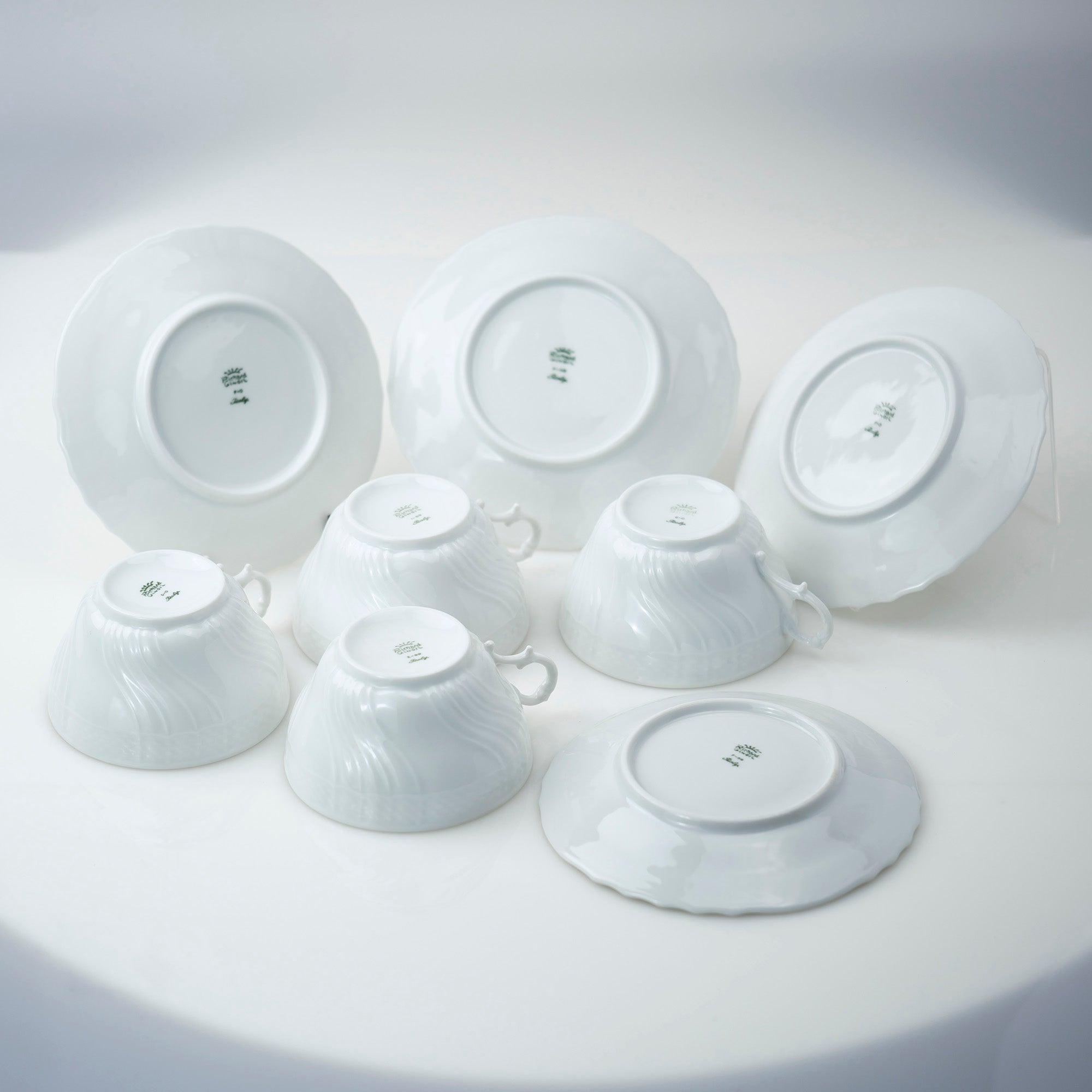 リチャードジノリ ベッキオホワイト RICHARD GINORI Vecchio White カップ&ソーサー 4客セット