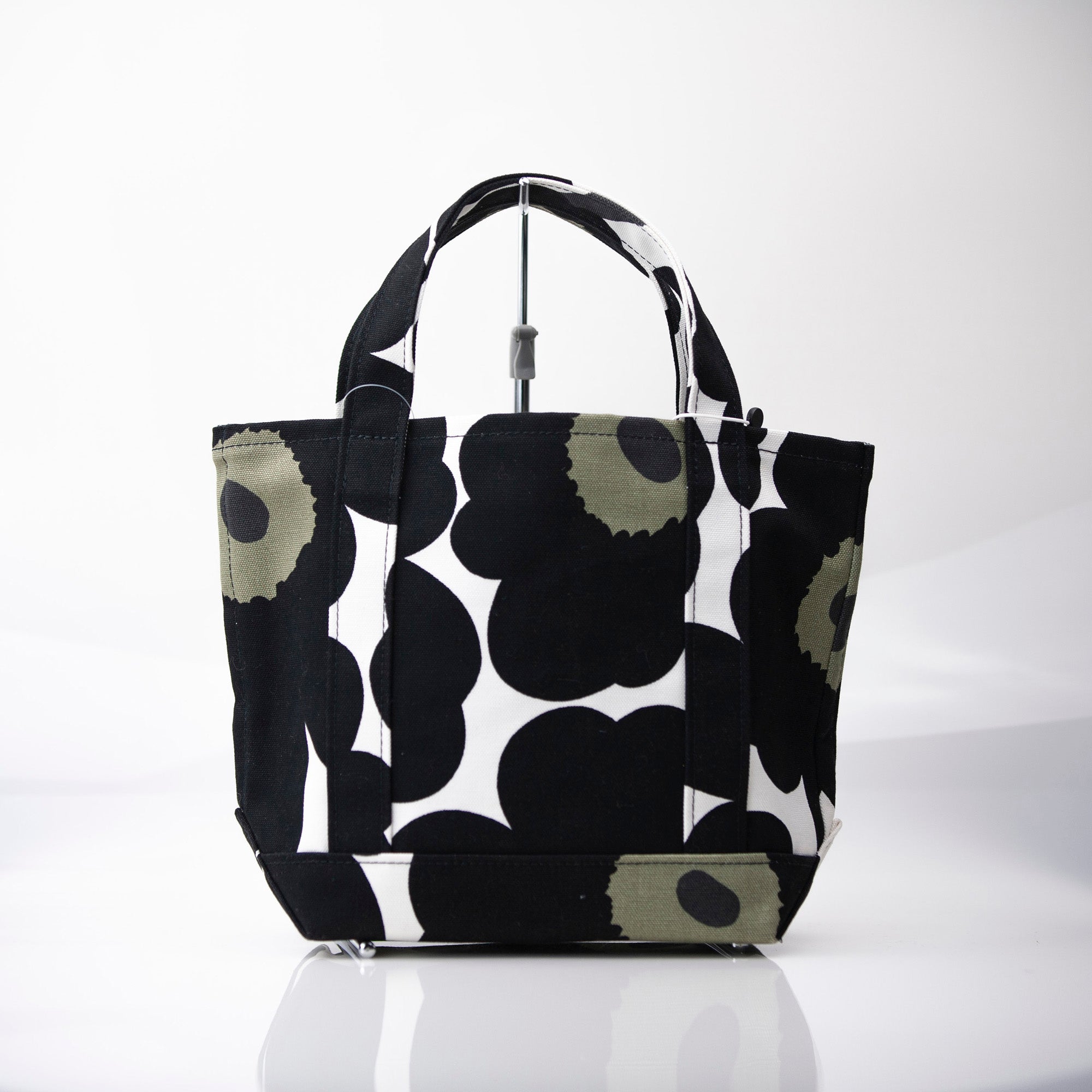 Marimekko Seidi Pieni Unikko Tote Bag Black Good Condition