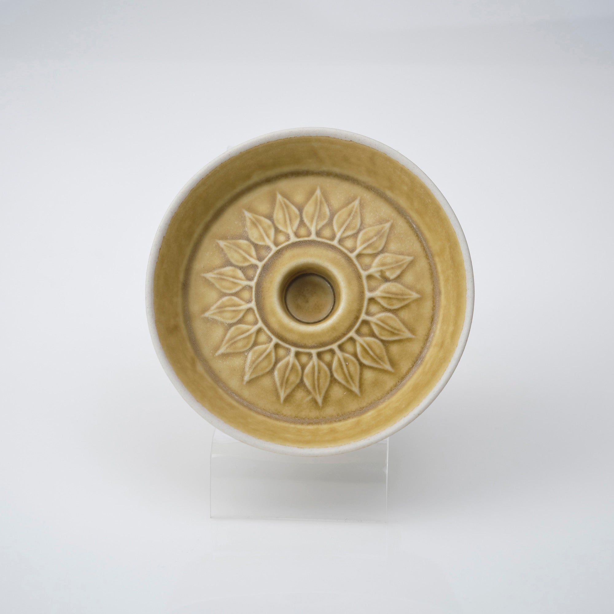 Bing & Gröndahl Relief Jens Quistgaard Candlestick Round Nordic Vintage (1)