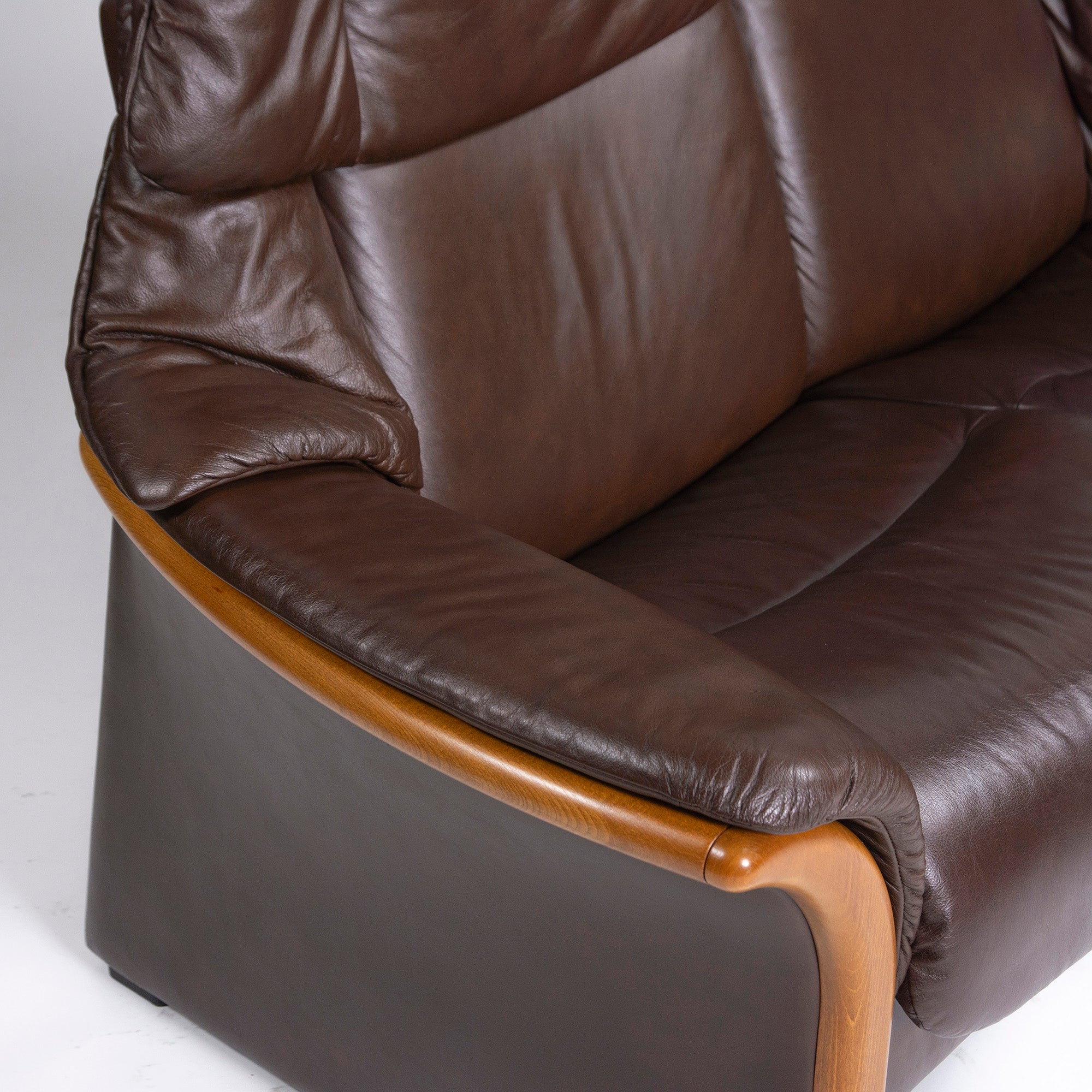Ekornes Sofa Ekornes Stressless Eldorado High Back Sofa 2P Reclining Sofa Genuine Leather Leather Scandinavian