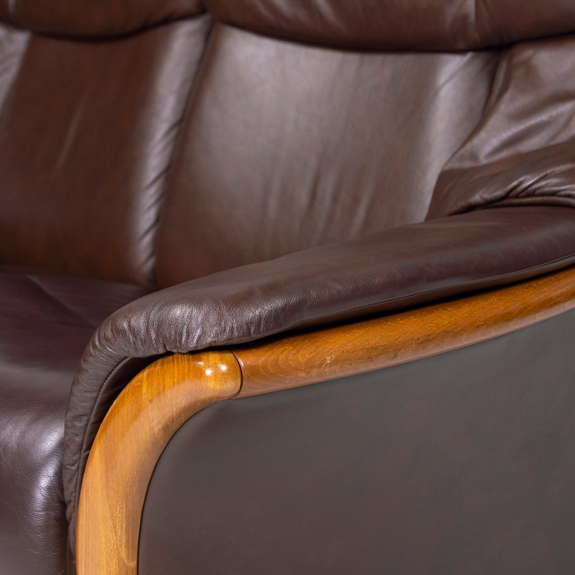 Ekornes Sofa Ekornes Stressless Eldorado High Back Sofa 2P Reclining Sofa Genuine Leather Leather Scandinavian