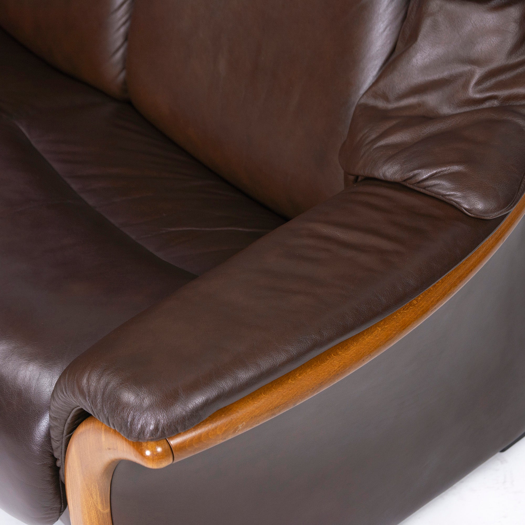 Ekornes Sofa Ekornes Stressless Eldorado High Back Sofa 2P Reclining Sofa Genuine Leather Leather Scandinavian