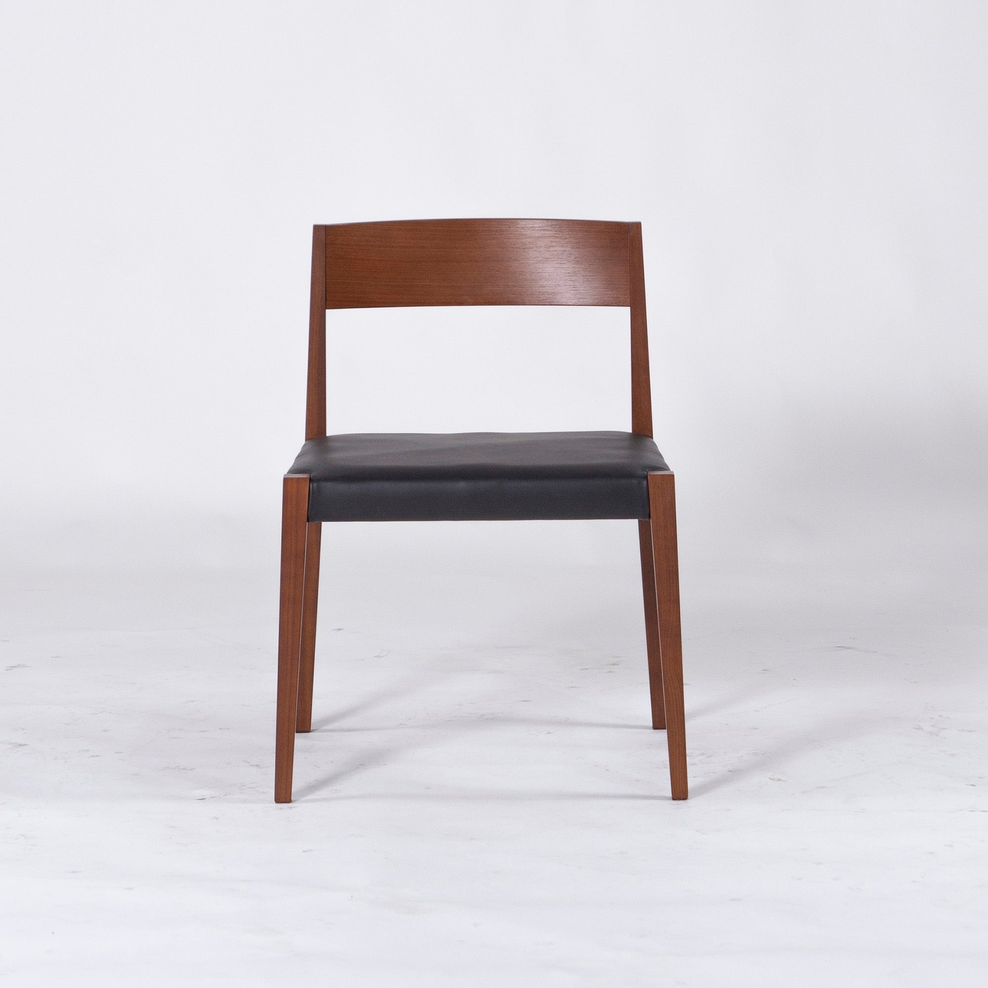 Arflex Dining Chair arflex SHIN Shin Chair (1) Walnut Italian Modern Discontinued Reupholstered