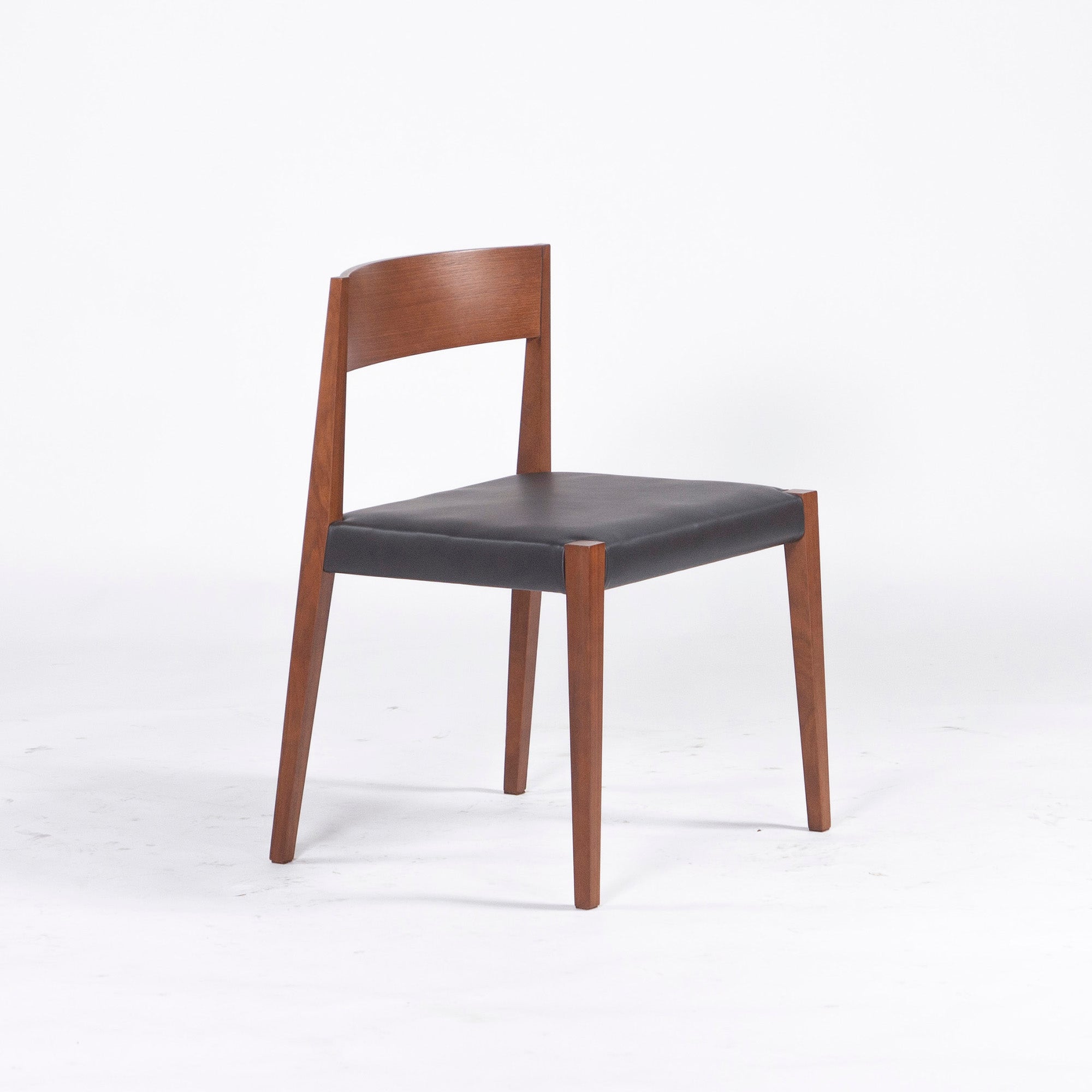 Arflex Dining Chair arflex SHIN Shin Chair (1) Walnut Italian Modern Discontinued Reupholstered