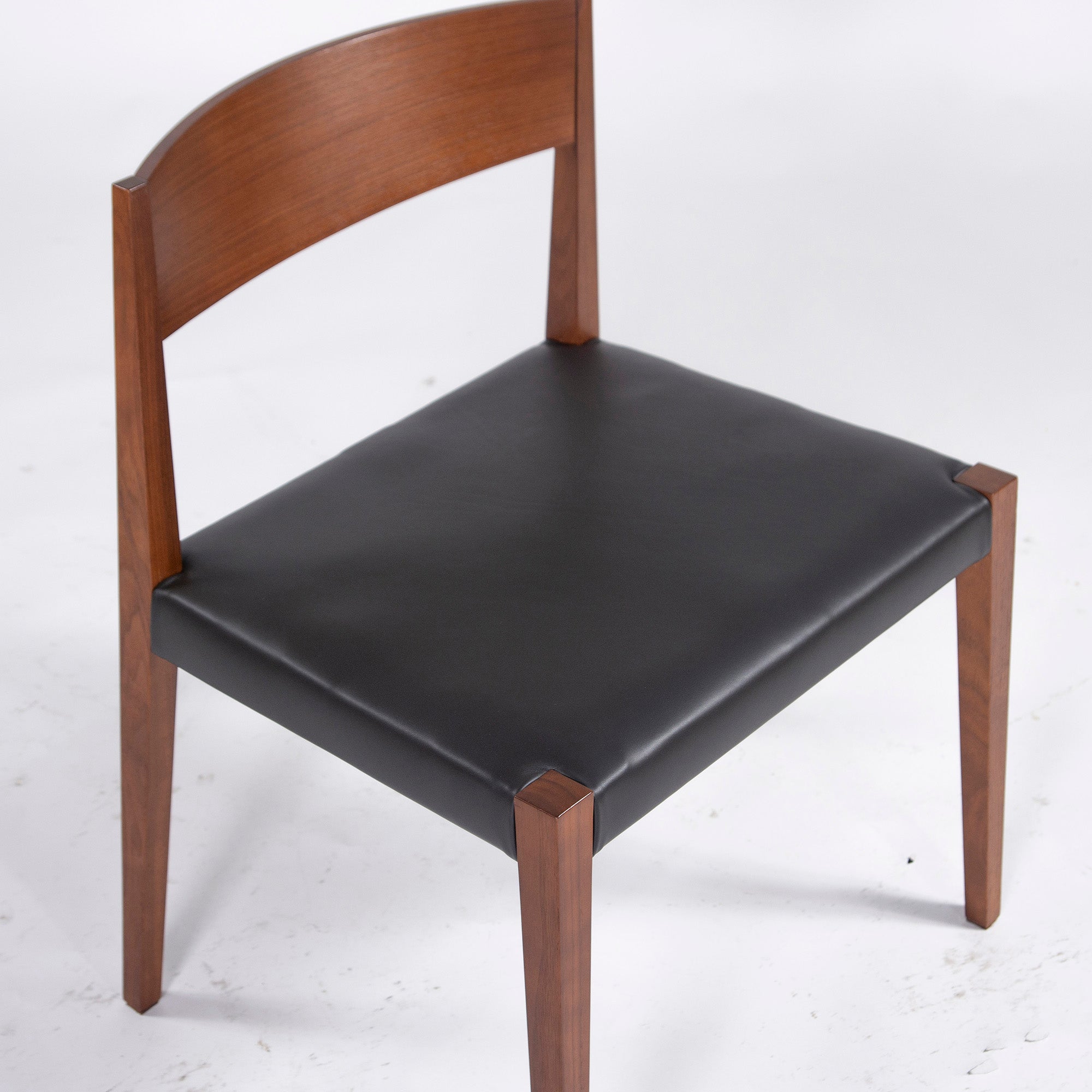 Arflex Dining Chair arflex SHIN Shin Chair (1) Walnut Italian Modern Discontinued Reupholstered