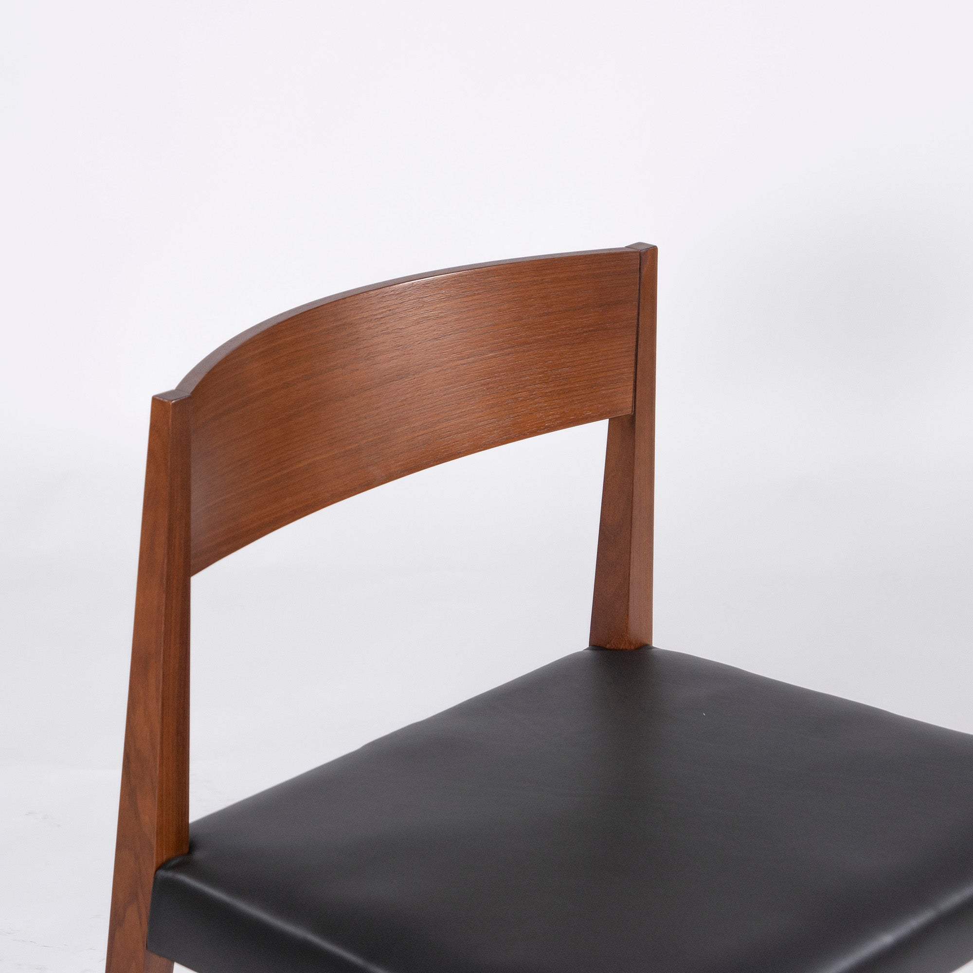Arflex Dining Chair arflex SHIN Shin Chair (1) Walnut Italian Modern Discontinued Reupholstered