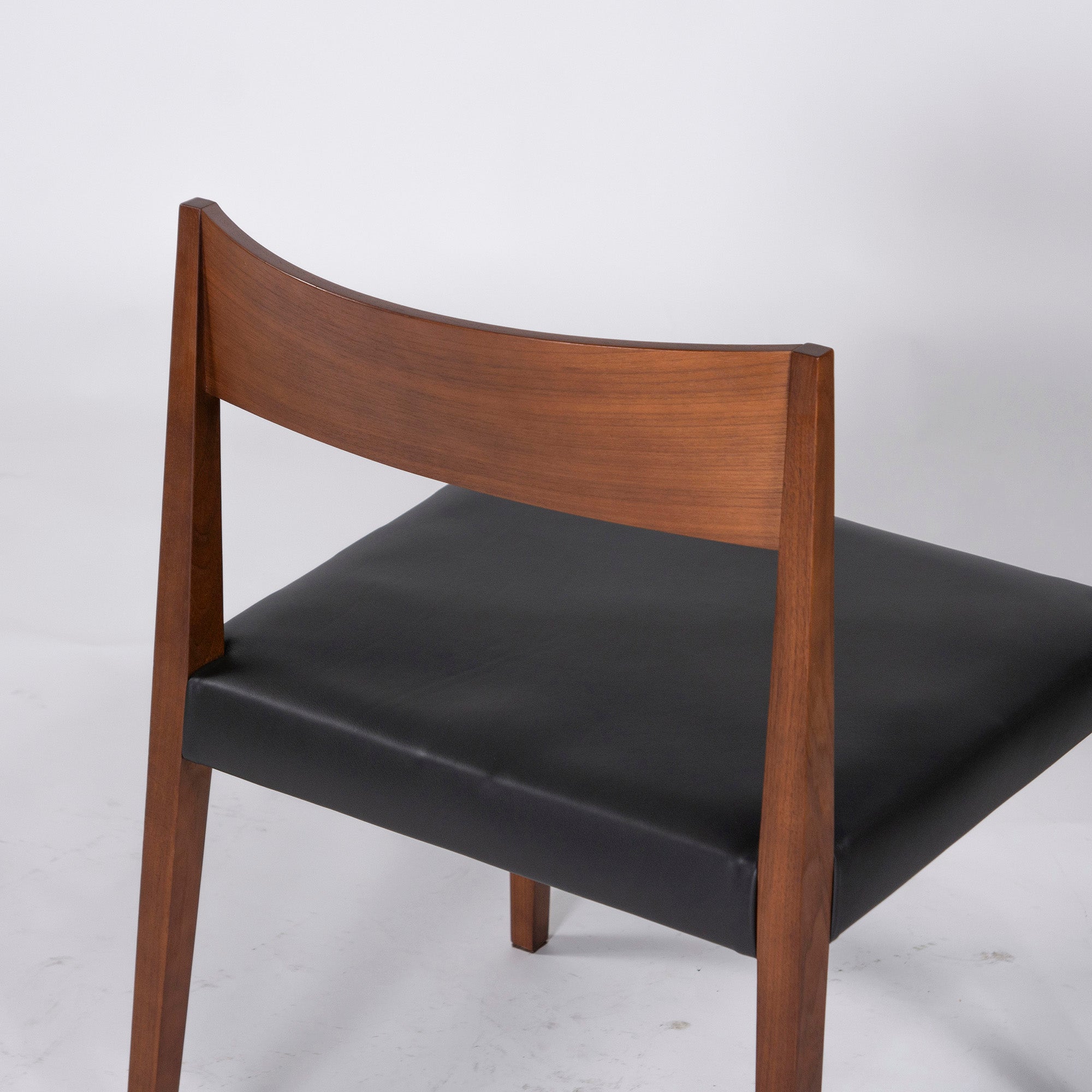 Arflex Dining Chair arflex SHIN Shin Chair (1) Walnut Italian Modern Discontinued Reupholstered