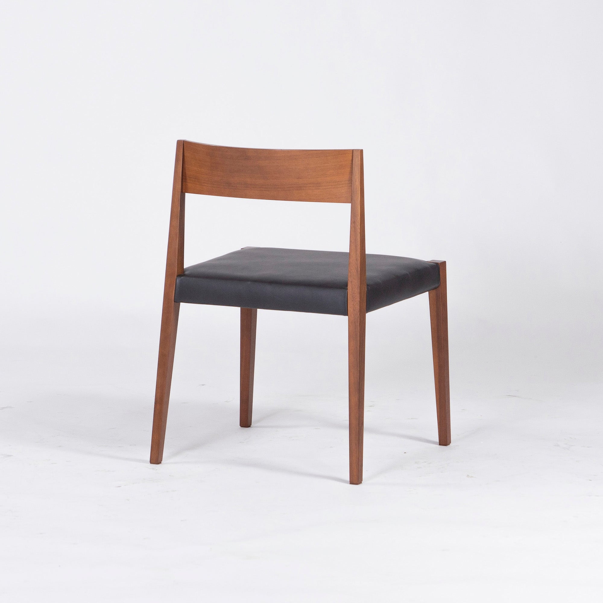 Arflex Dining Chair arflex SHIN Shin Chair (4) Walnut Italian Modern Discontinued Reupholstered