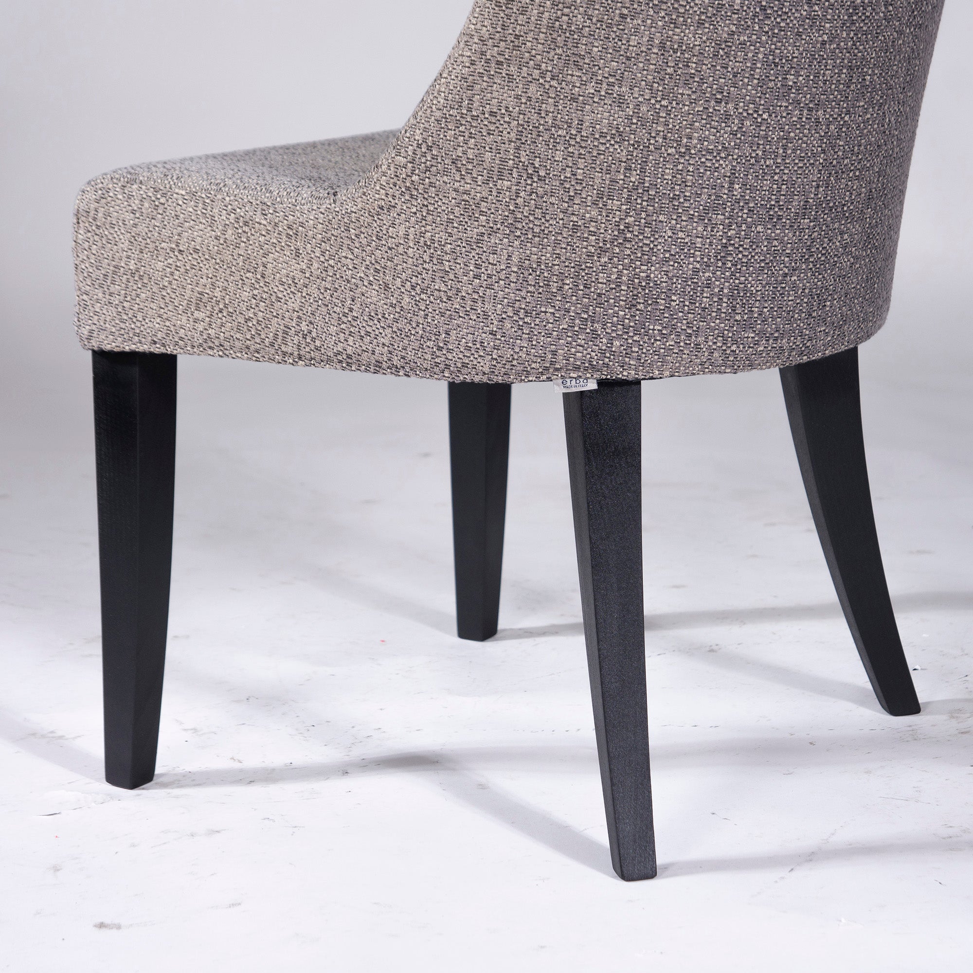Erba Italia Dining Chair IDC Otsuka erba Arte Gray Fabric (2) Italian Modern Simple Modern Made in Italy