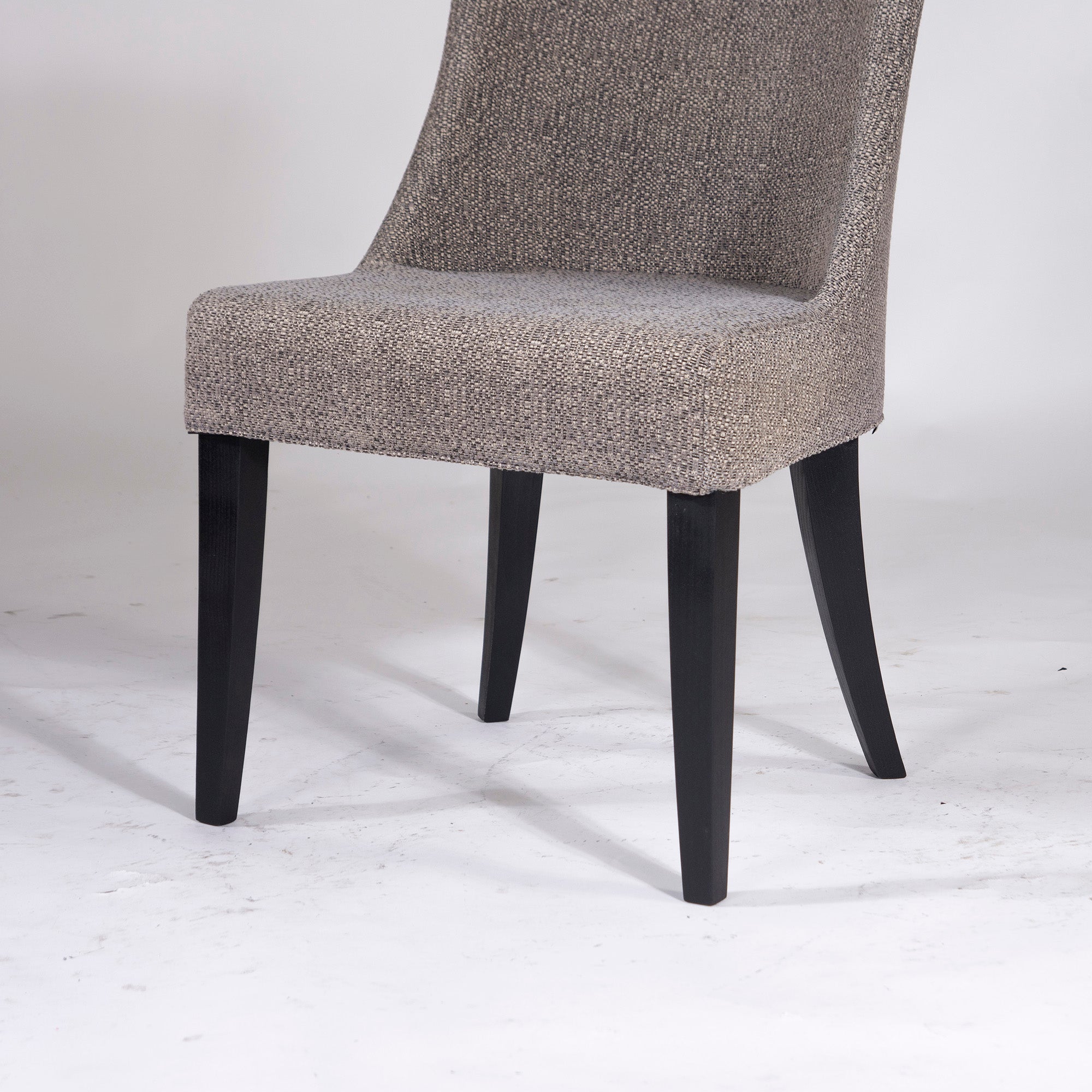 Erba Italia Dining Chair IDC Otsuka erba Arte Gray Fabric (4) Italian Modern Simple Modern Made in Italy