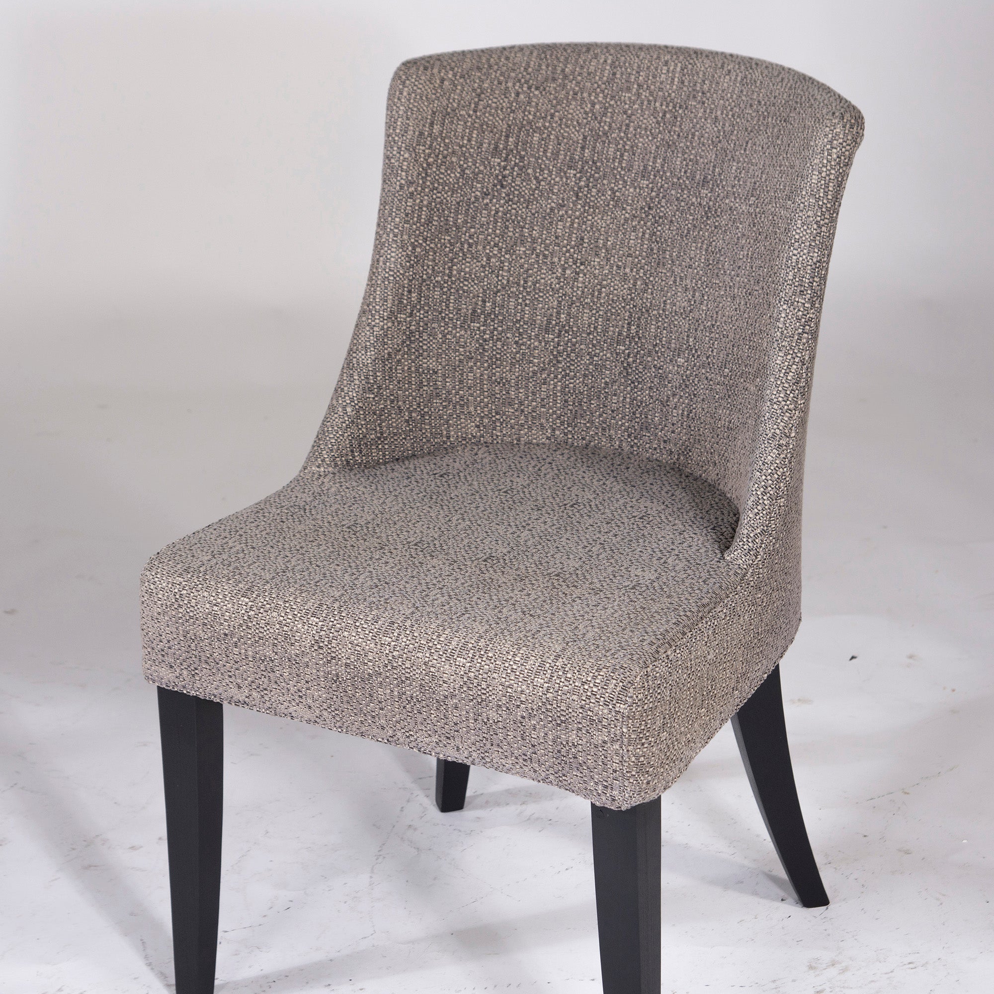 Erba Italia Dining Chair IDC Otsuka erba Arte Gray Fabric (4) Italian Modern Simple Modern Made in Italy