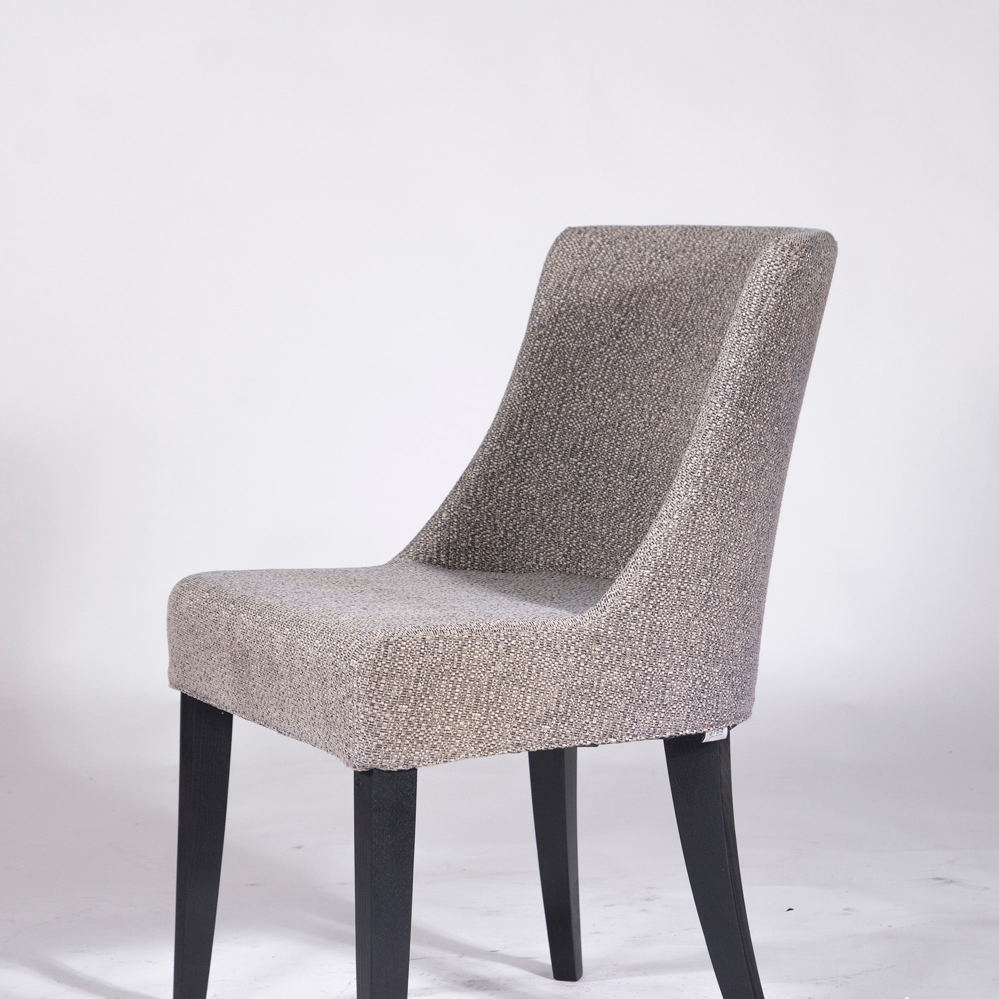 Erba Italia Dining Chair IDC Otsuka erba Arte Gray Fabric (4) Italian Modern Simple Modern Made in Italy