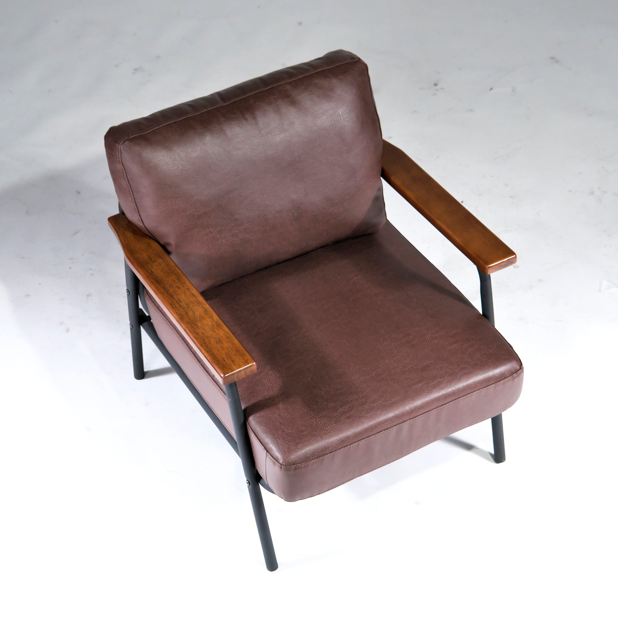 東谷 ソファ 展示品 ボイド 1Pソファ ソフトレザー(3) インダストリアルデザイン ヴィンテージ風 カフェ ブルックリン