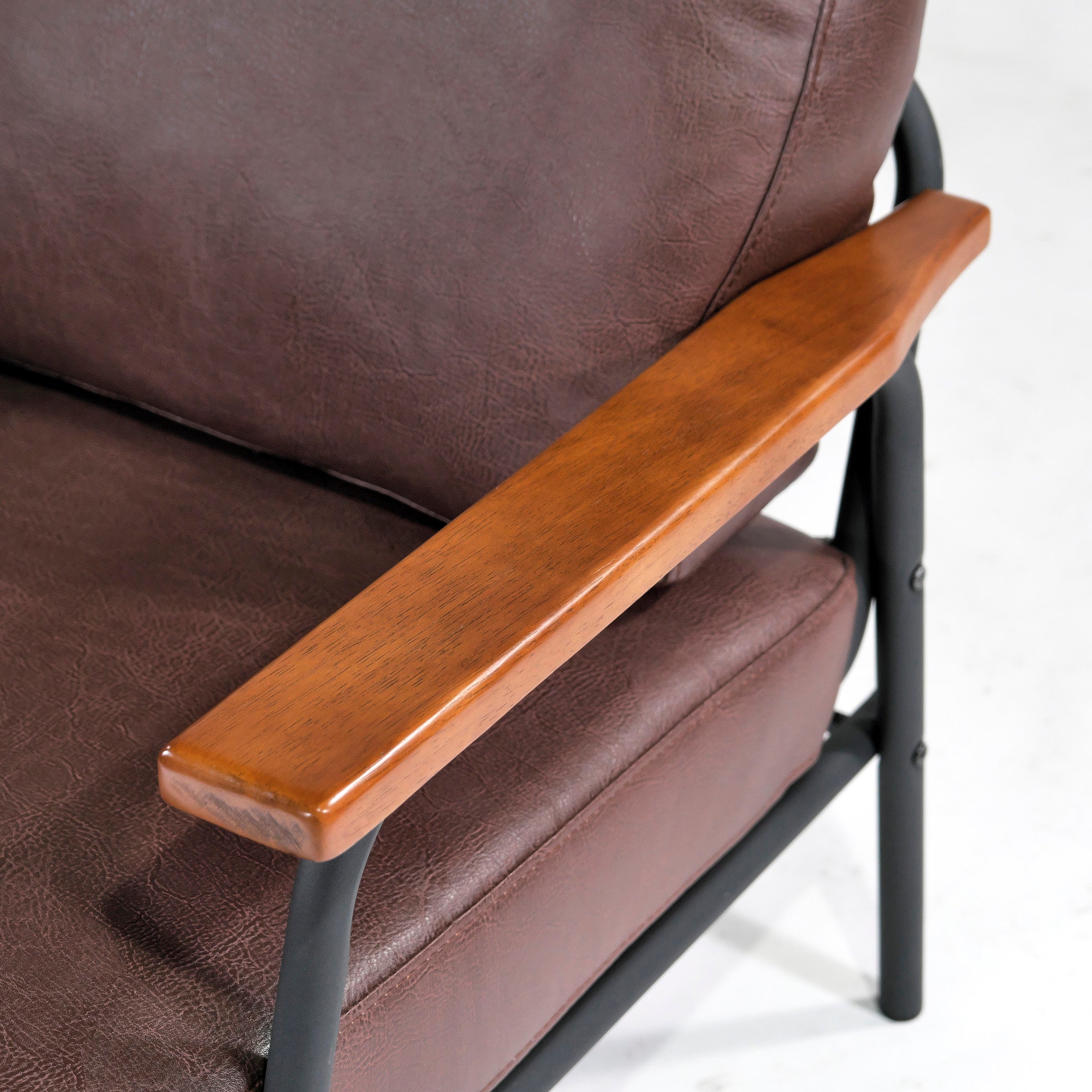 東谷 ソファ 展示品 ボイド 1Pソファ ソフトレザー(3) インダストリアルデザイン ヴィンテージ風 カフェ ブルックリン