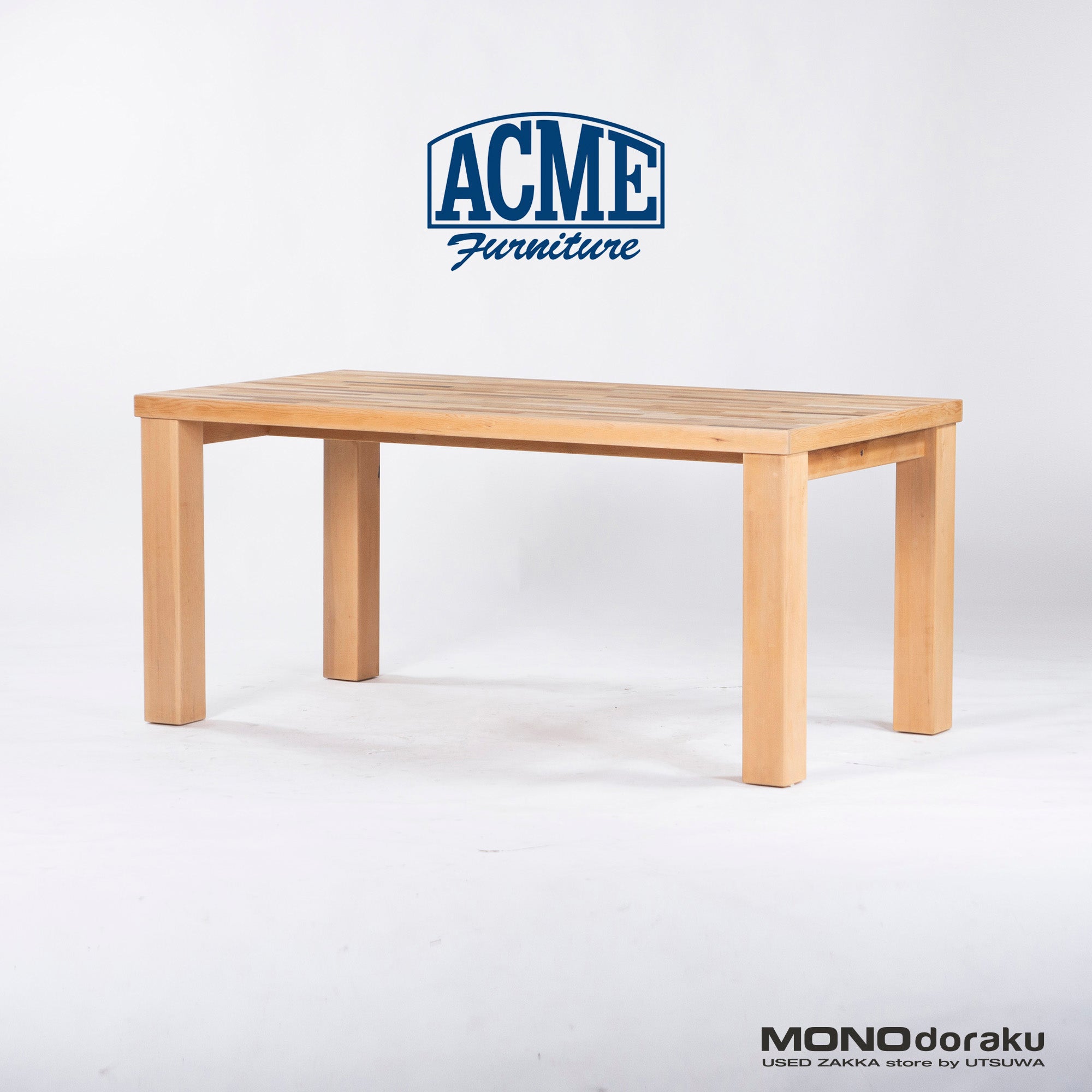 ACME Furniture Dining Table ACME Furniture Eco Wood Dining Table w160 Vintage Style West Coast Style