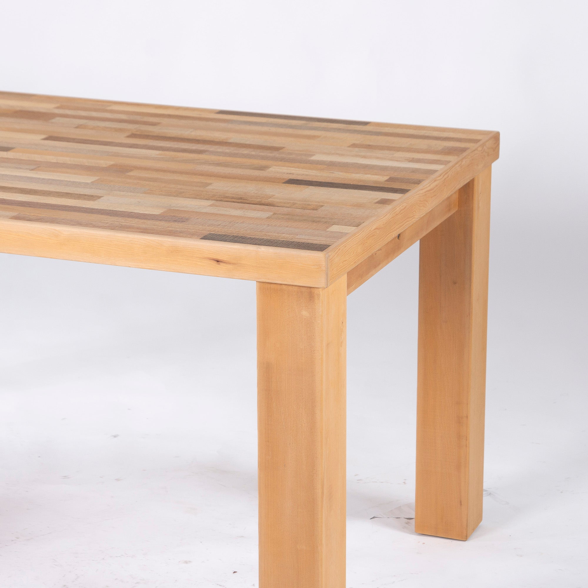 ACME Furniture Dining Table ACME Furniture Eco Wood Dining Table w160 Vintage Style West Coast Style