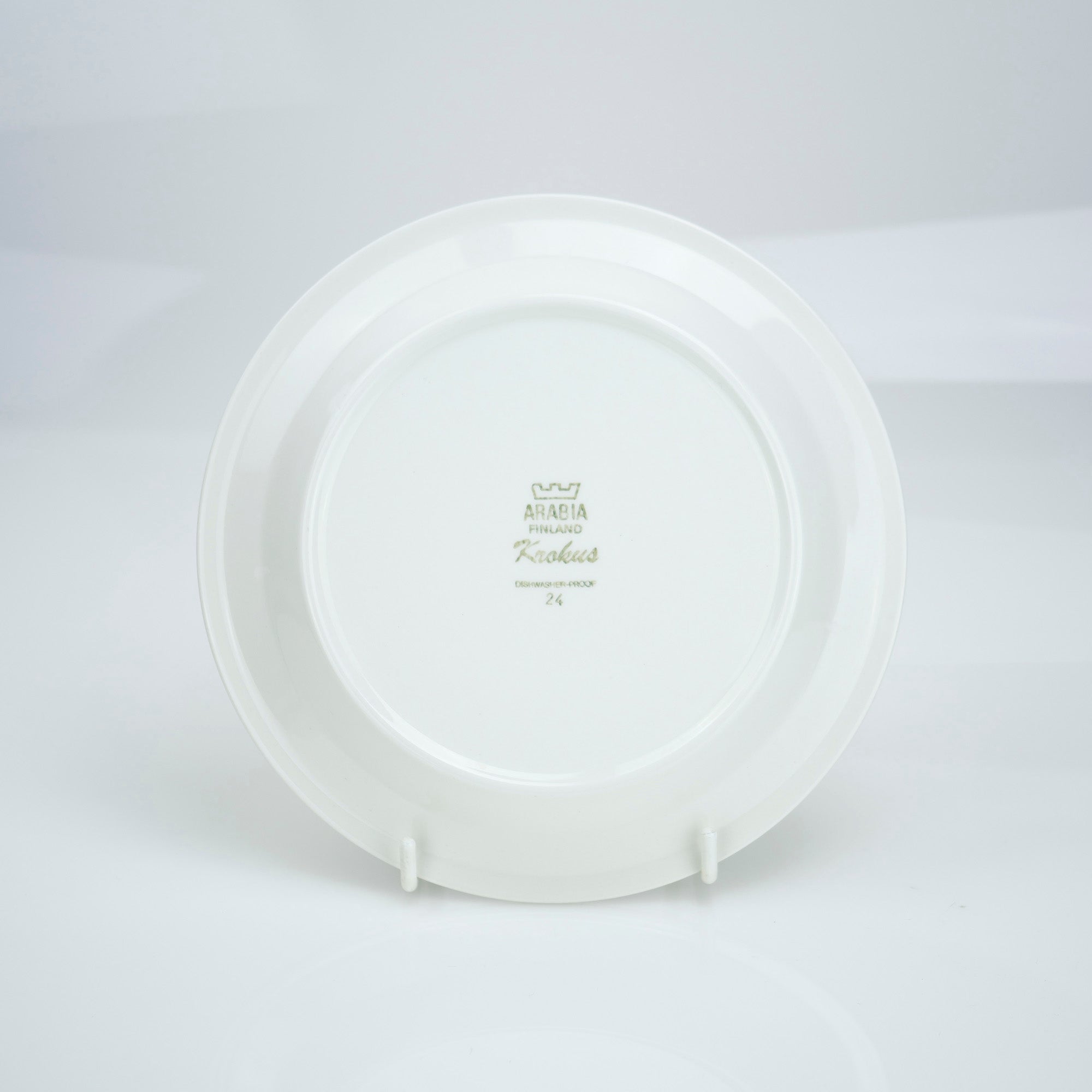 アラビア クロッカス ARABIA KROKUS 20cmプレート エステリ・トムラ ESTERI TOMULA 北欧ヴィンテージ レア (1)