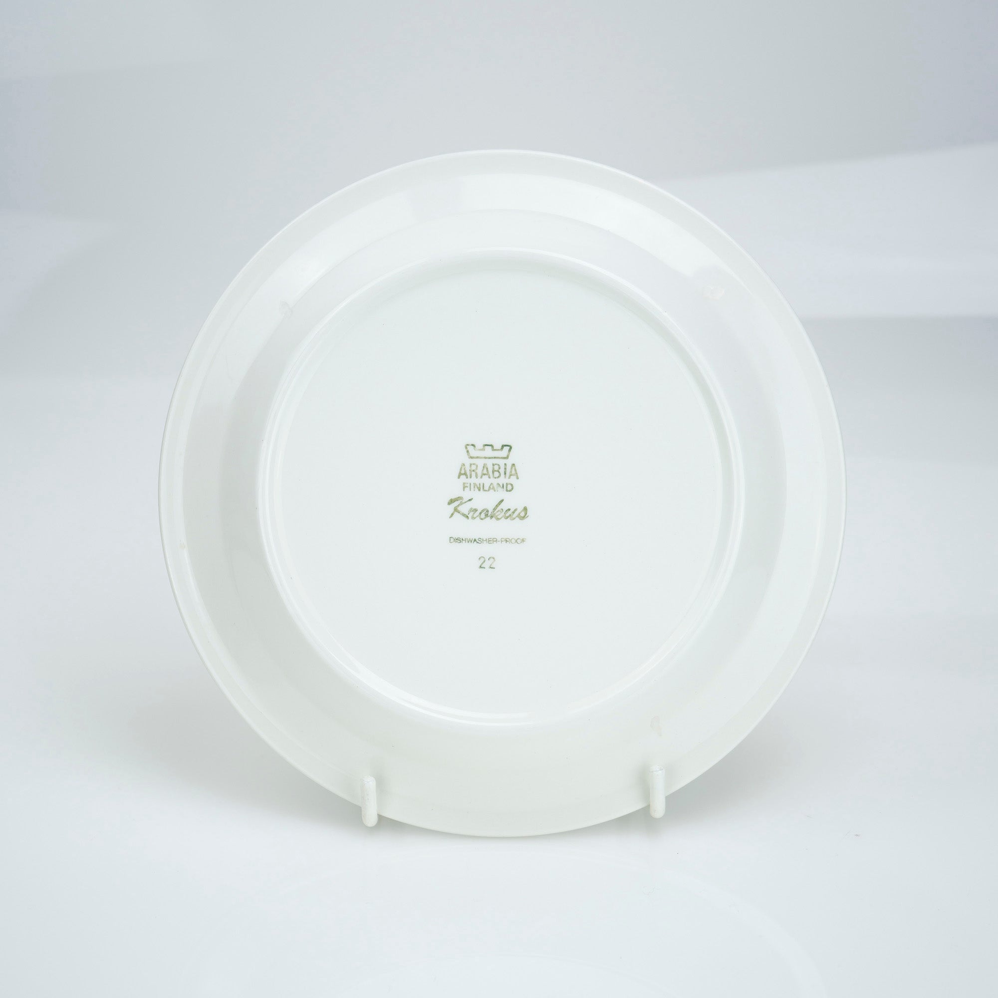 アラビア クロッカス ARABIA KROKUS 20cmプレート エステリ・トムラ ESTERI TOMULA 北欧ヴィンテージ レア (3)