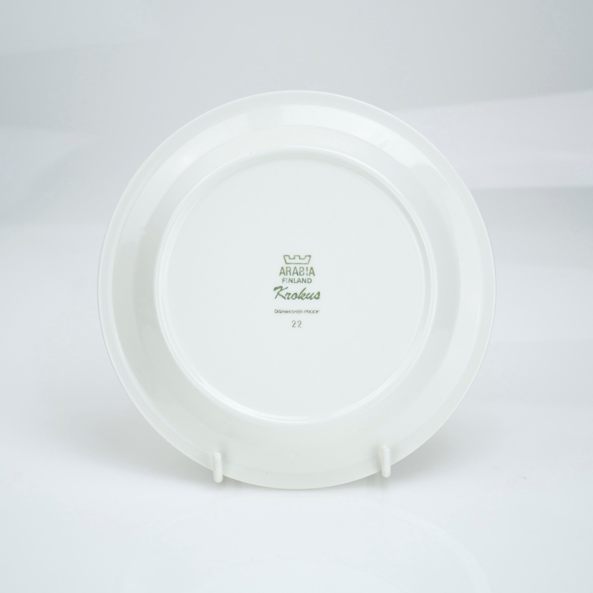 アラビア クロッカス ARABIA KROKUS 20cmプレート エステリ・トムラ ESTERI TOMULA 北欧ヴィンテージ レア (4)