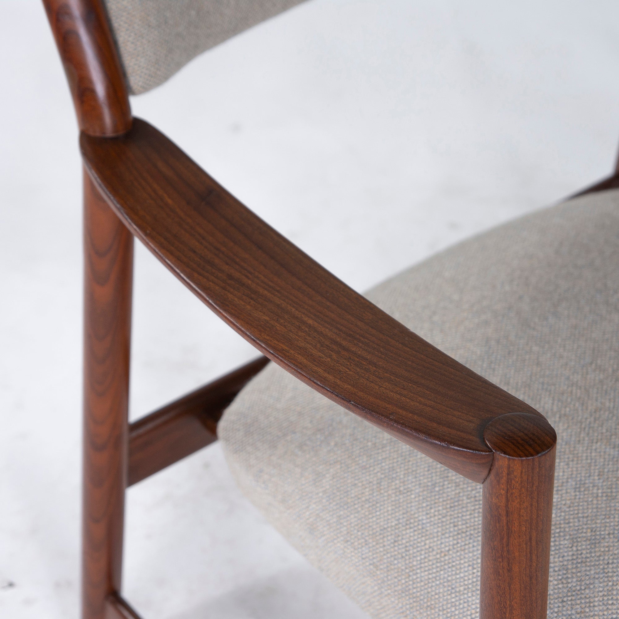 Nordic vintage lounge chair 1960s Dokka Mobler Norway teak wood midcentury Nordic modern 1P sofa