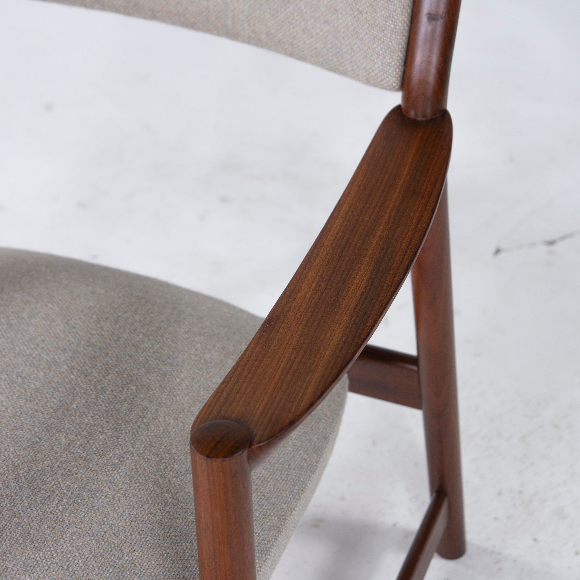 Nordic vintage lounge chair 1960s Dokka Mobler Norway teak wood midcentury Nordic modern 1P sofa