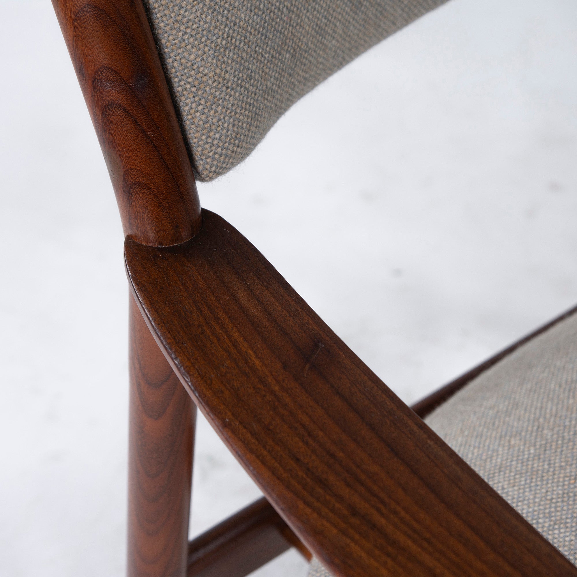 Nordic vintage lounge chair 1960s Dokka Mobler Norway teak wood midcentury Nordic modern 1P sofa