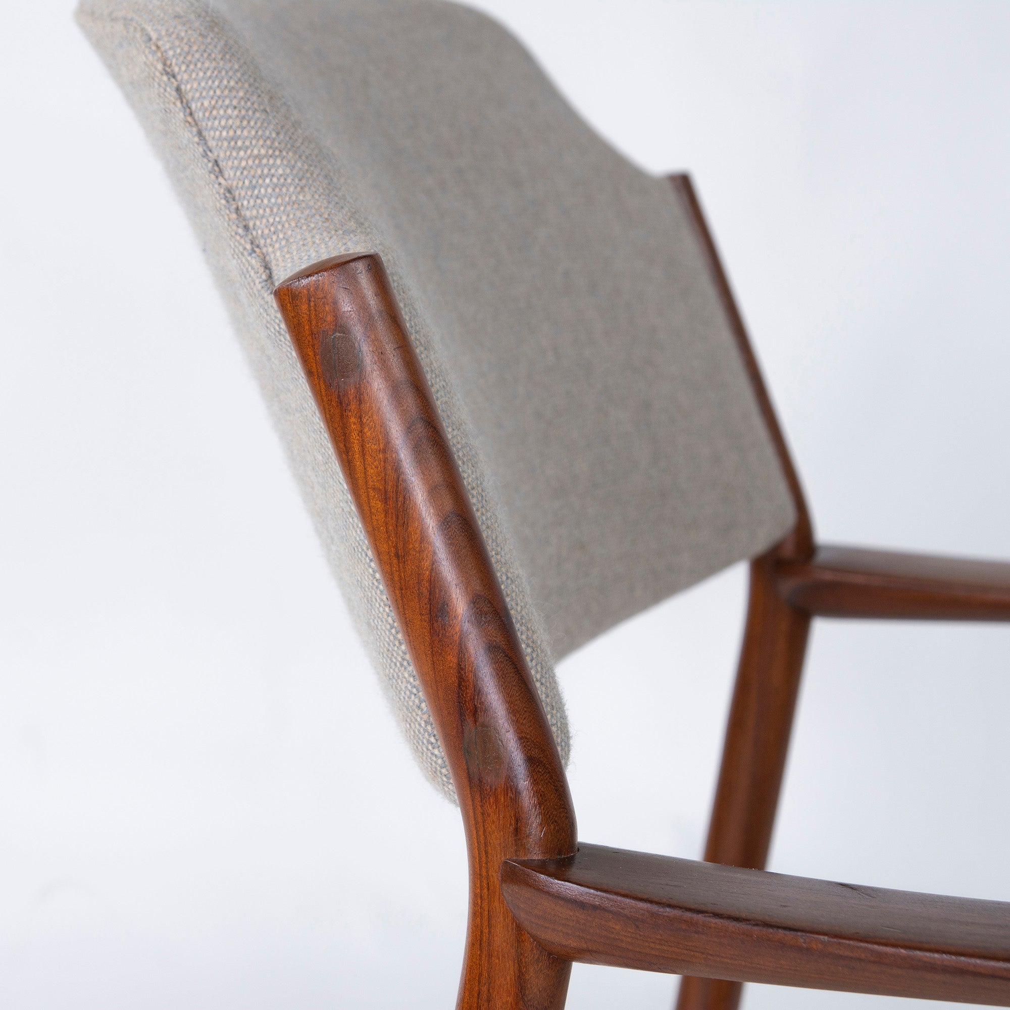 Nordic vintage lounge chair 1960s Dokka Mobler Norway teak wood midcentury Nordic modern 1P sofa