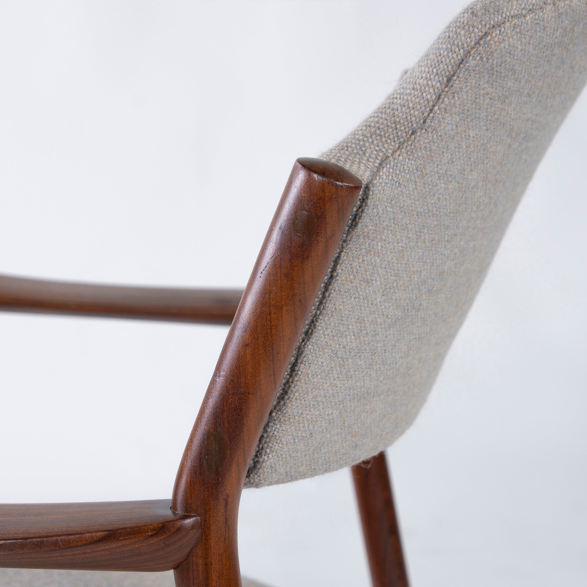 Nordic vintage lounge chair 1960s Dokka Mobler Norway teak wood midcentury Nordic modern 1P sofa