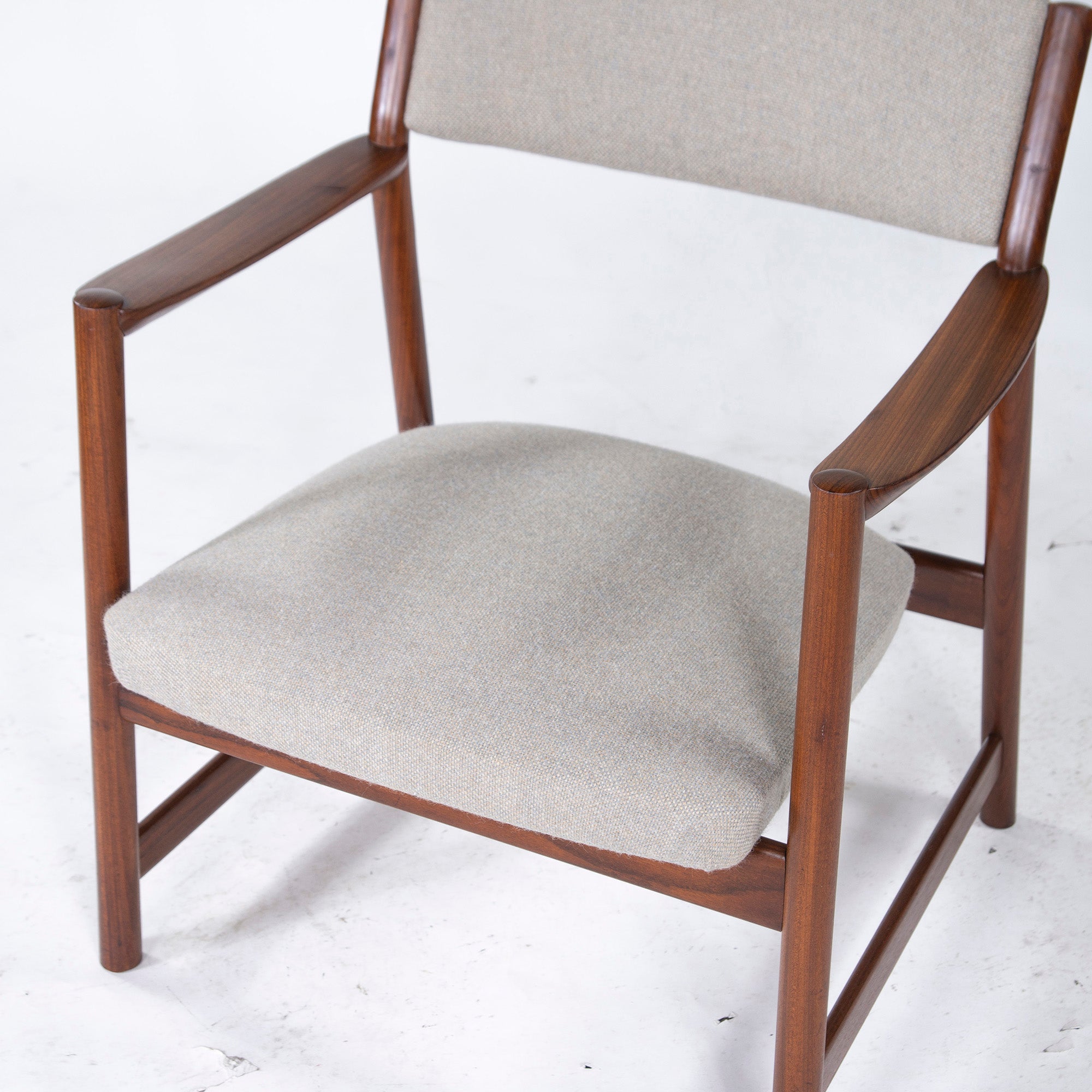 Nordic vintage lounge chair 1960s Dokka Mobler Norway teak wood midcentury Nordic modern 1P sofa