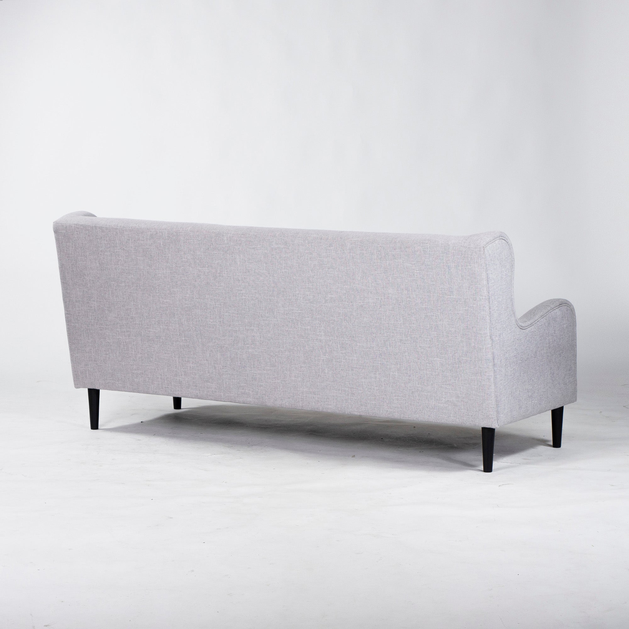 Francfranc Sofa Fierre 3P Light Gray w180 with Ottoman Couch Sofa High Back Sofa