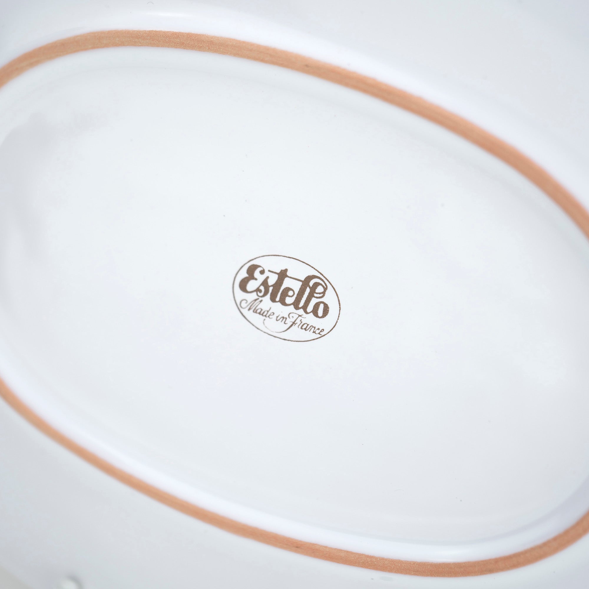 Estello French Porcelain Tableware Plates, Cheese Pattern, Set of 2