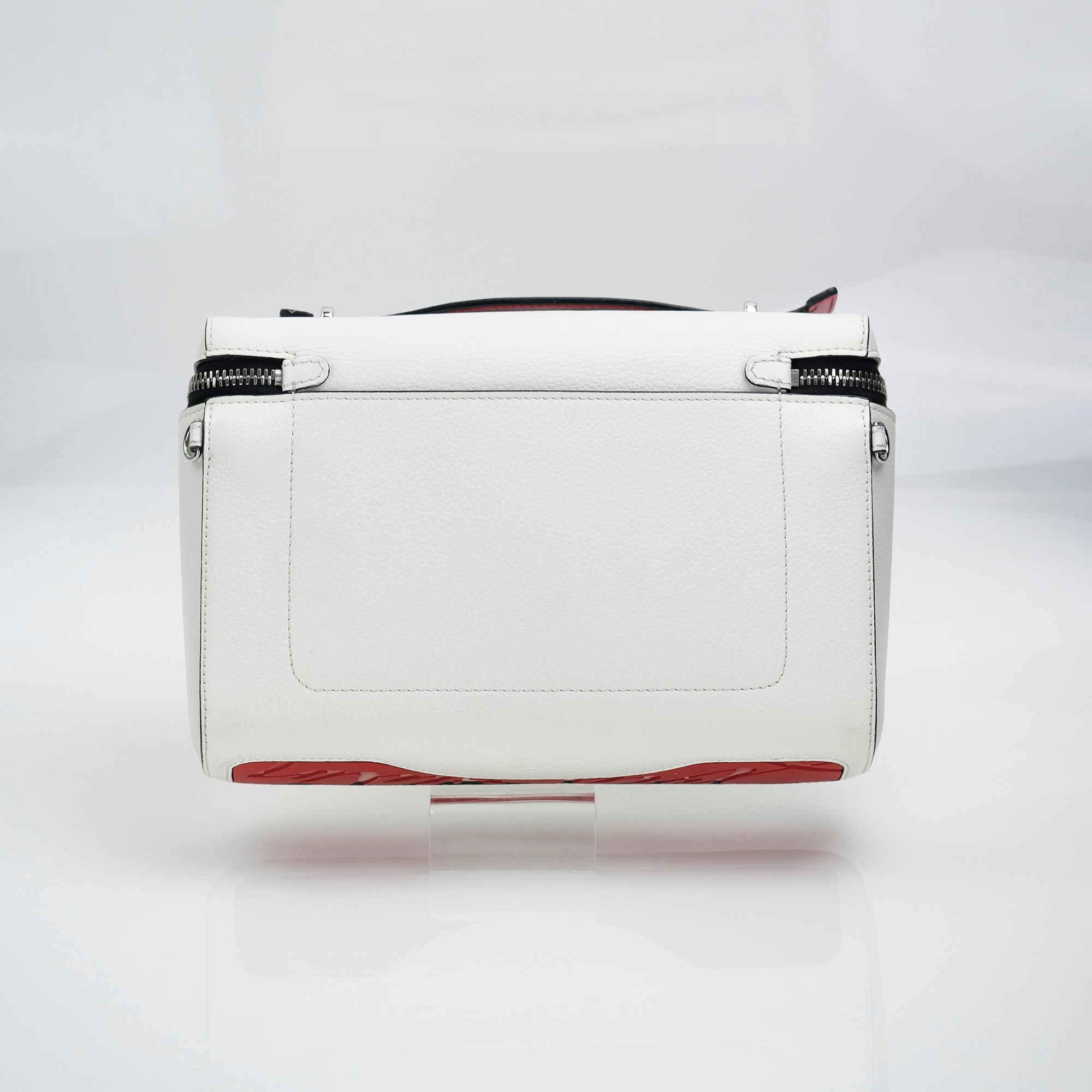 クリスチャンルブタン キピポーチ CHRISTIAN LOUBOUTIN KYPIPOUCH クロスボディ ショルダーバッグ 2WAY カーフレザー ホワイト