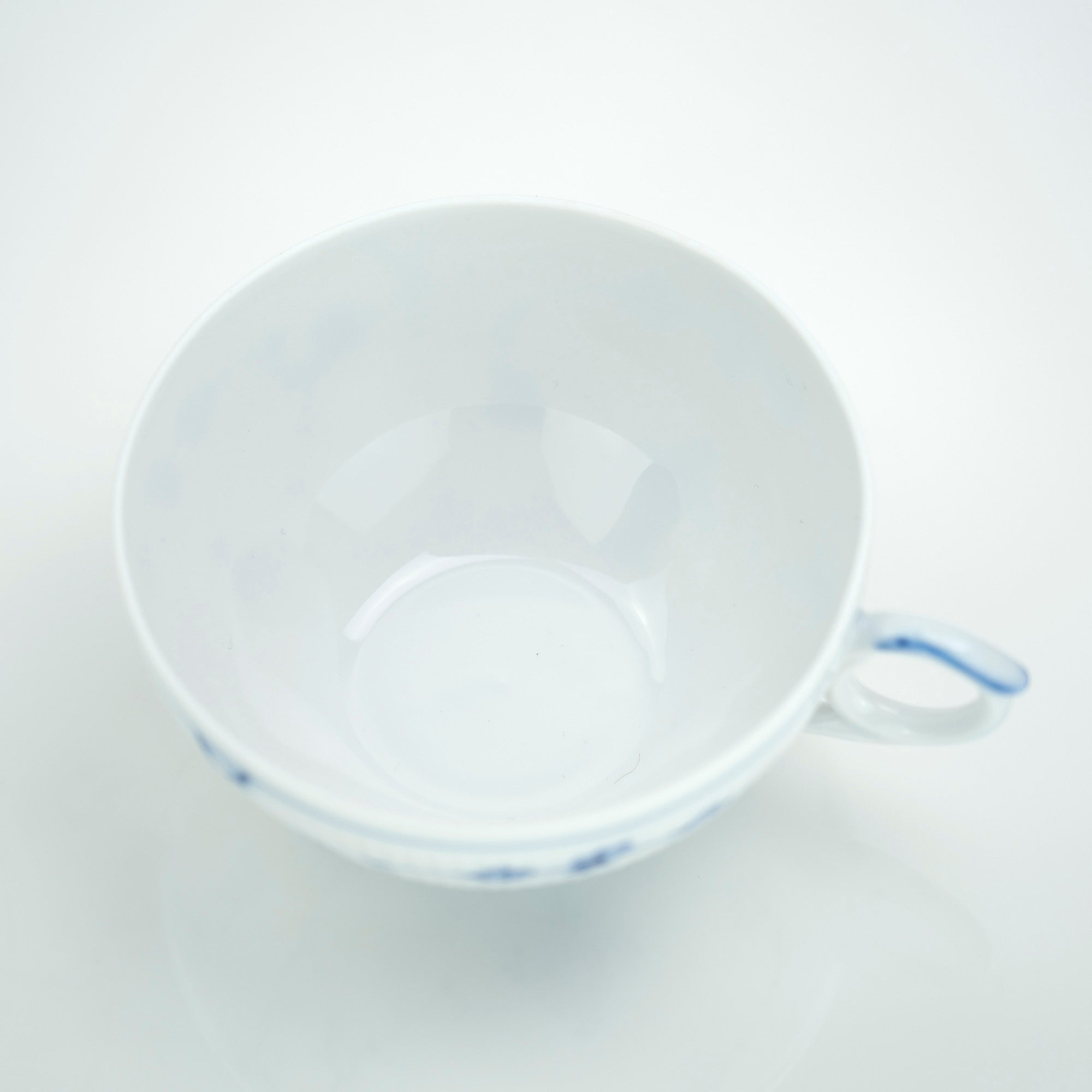 Royal Copenhagen Blue Fluted Plain Teacup and Saucer (1) Good Condition