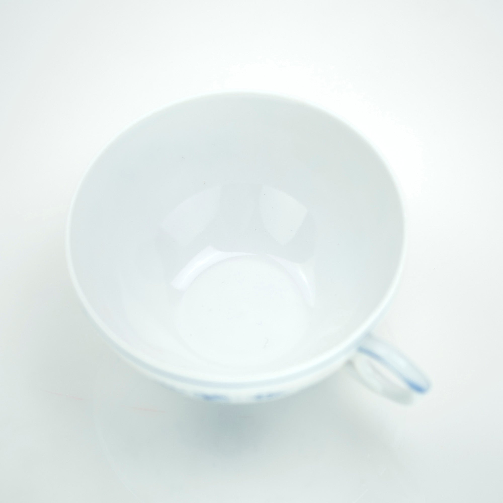 Royal Copenhagen Blue Fluted Plain Teacup and Saucer (2) in good condition
