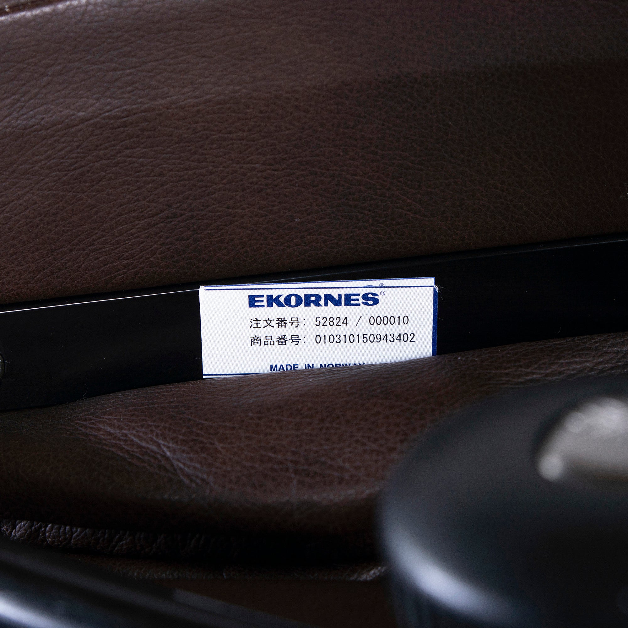 Ekornes Recliner Chair & Ottoman Ekornes Stressless Stressless Chair Reno S Size Brown High Back Genuine Leather